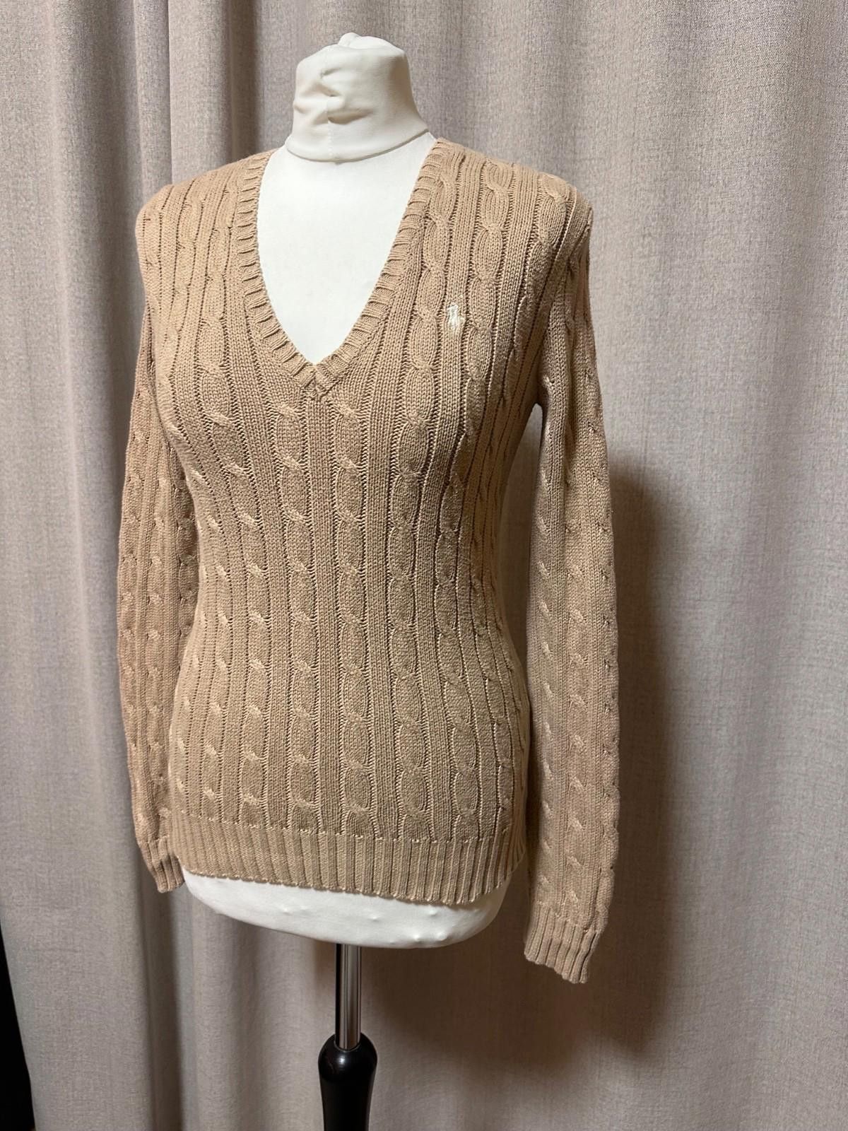 Polo Ralph Lauren Womens Polo Ralph Lauren Sport V-Neck Sweater Sz S Size S / US 4 / IT 40 - 4 Thumbnail