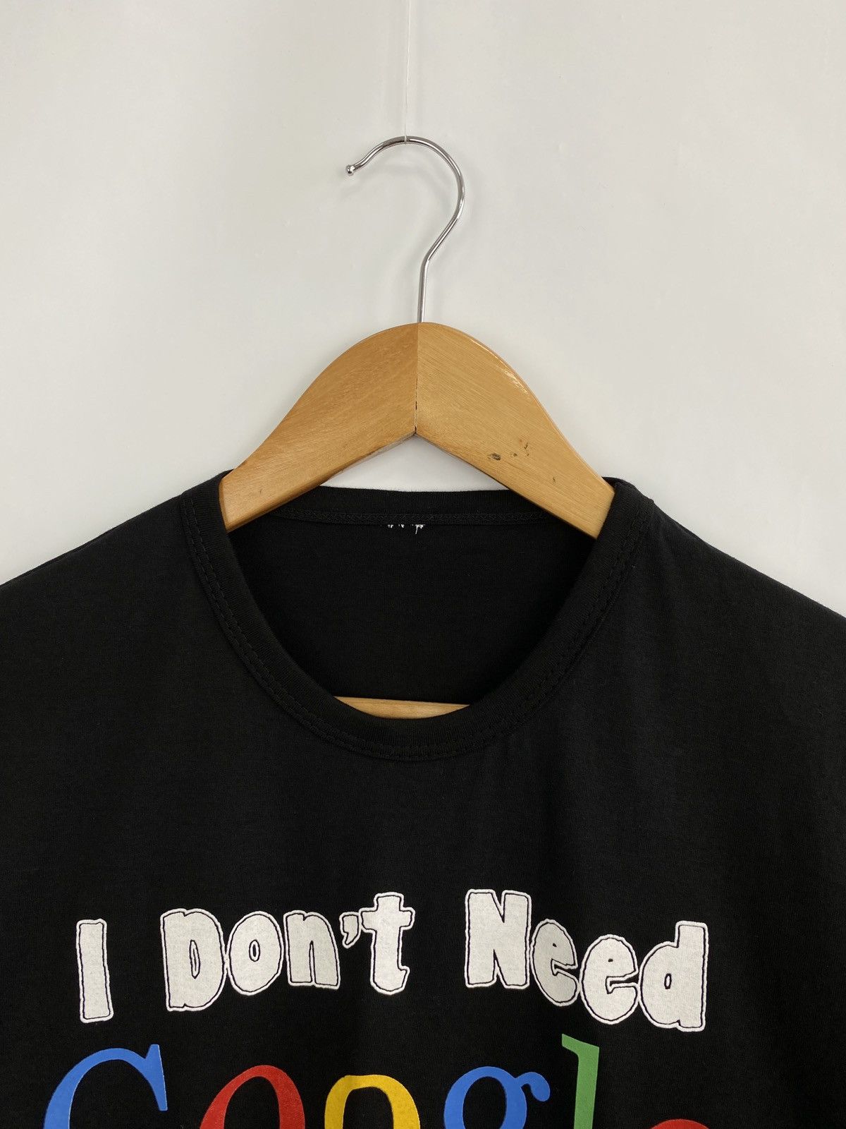 4GSELLER Vintage 90s I don’t need google my wife knows everything Size US S / EU 44-46 / 1 - 5 Thumbnail