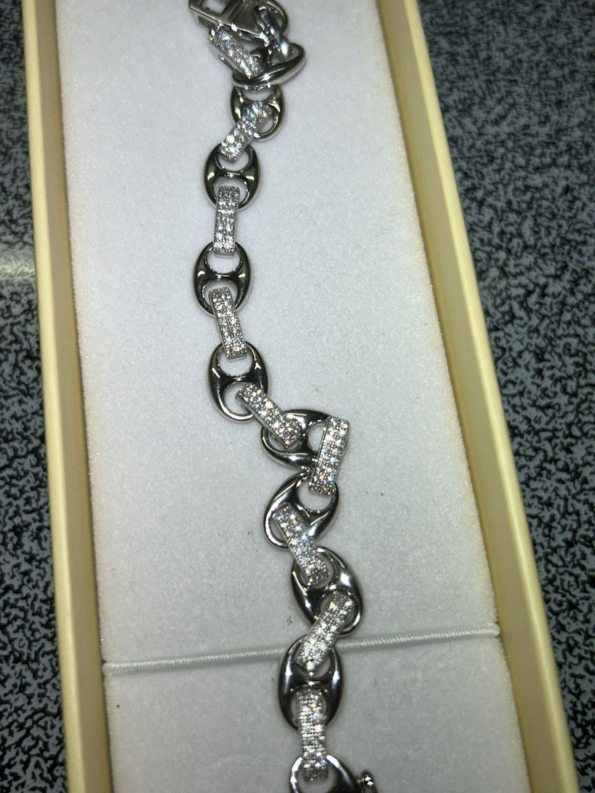 Jewelry .925 Silver Gucci Link Bracelet Size ONE SIZE - 3 Thumbnail