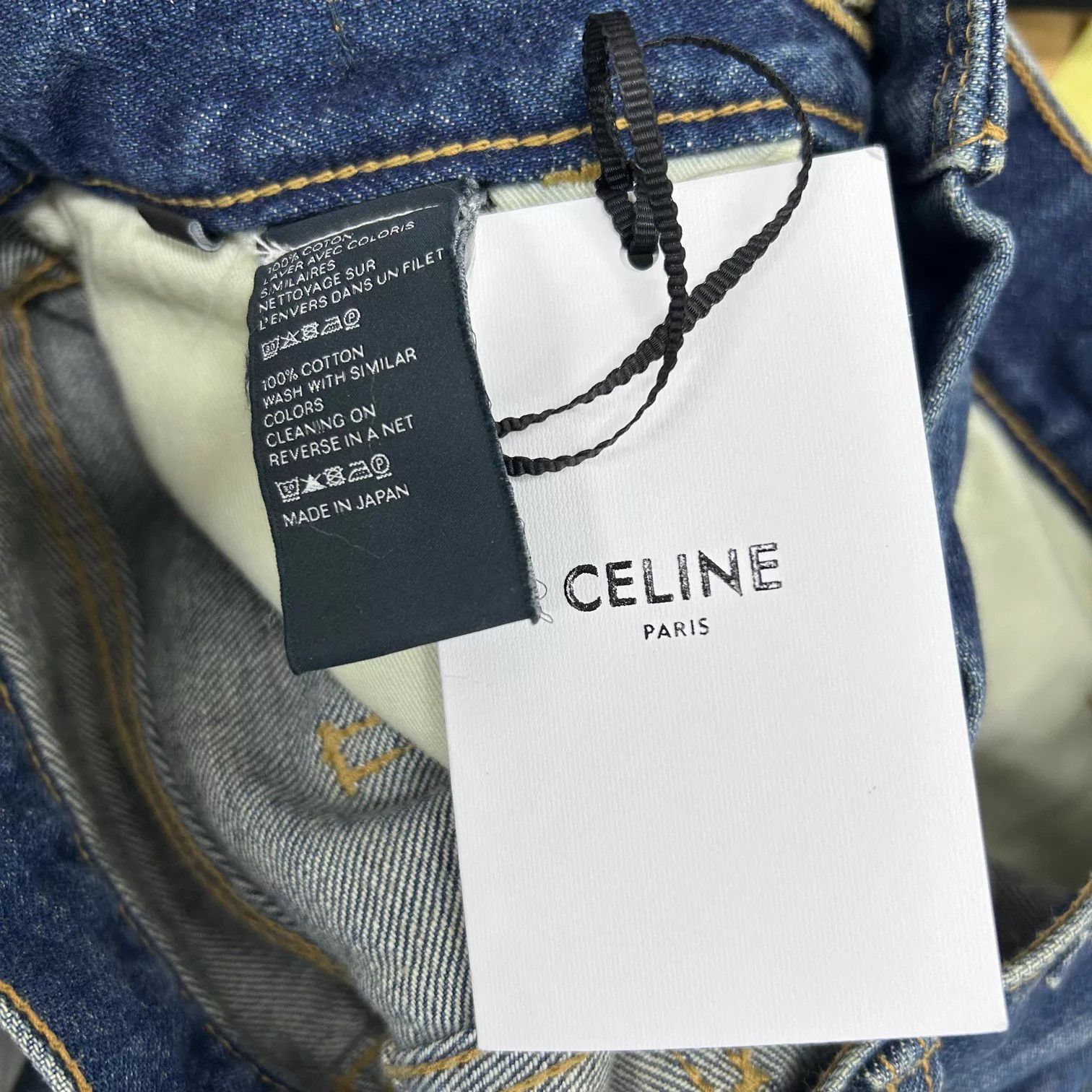 Celine Celine Triomphe Metallic Chain Jeans Size 27 New With Tags Size 27" / US 4 / IT 40 - 5 Thumbnail