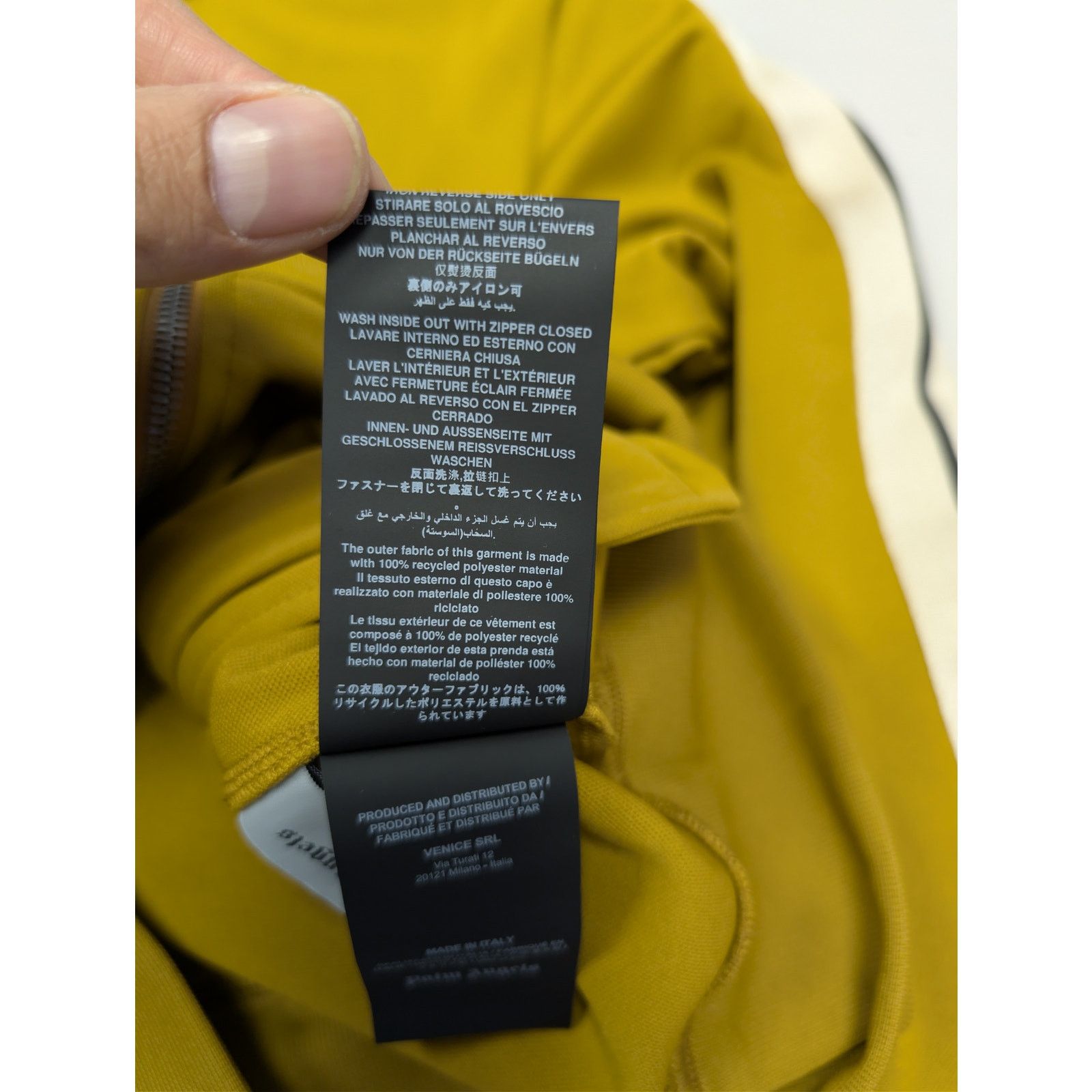 Palm Angels o1rshd1 Classic Logo Track Jacket in Golden Brown / Mustard Size US L / EU 52-54 / 3 - 19 Thumbnail