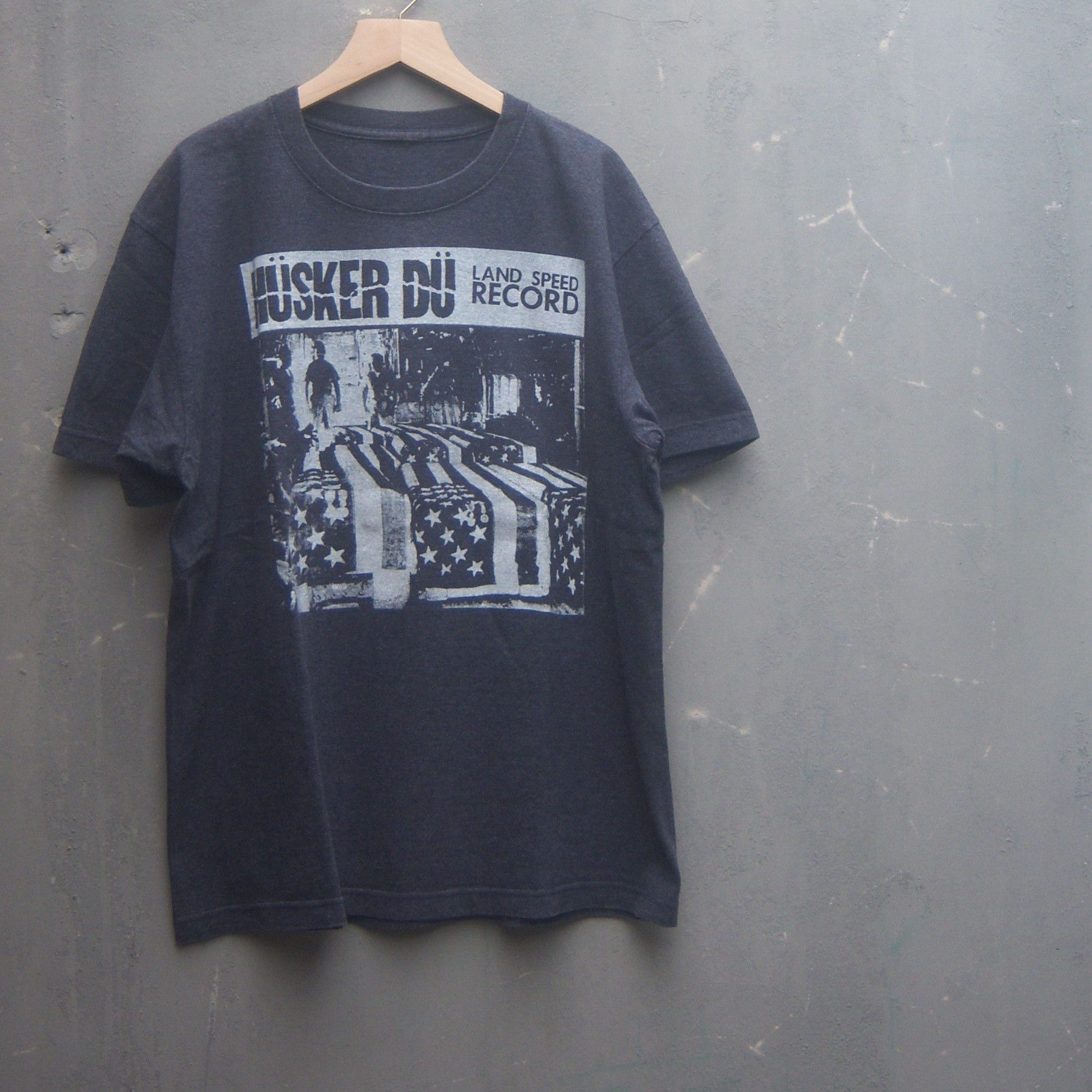 Band Tees Husker Du Land Speed Records T Shirt Size US M / EU 48-50 / 2 - 1 Thumbnail