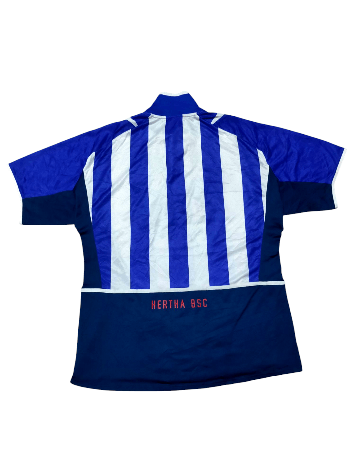 Nike Vtg 2002 Hertha Berlin Home football Shirt Size US L / EU 52-54 / 3 - 6 Thumbnail