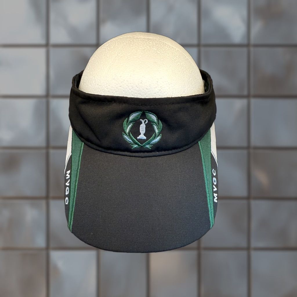 Vintage Muirfield Village Golf Club Visor Hat Mens Black Adjustable Strapback MVGC Size ONE SIZE - 1 Thumbnail