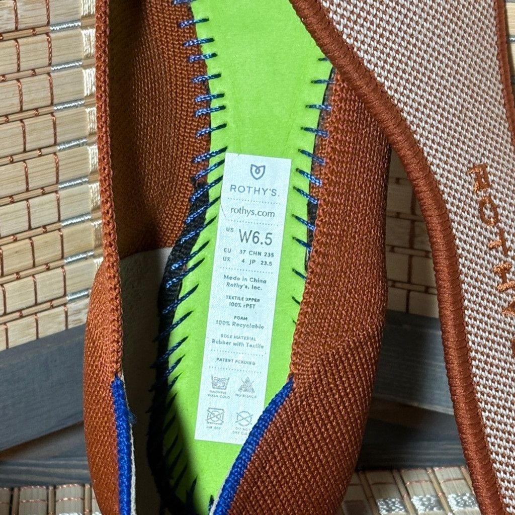 Rothy's Rothy's Women's Terracotta Flats Size US 6.5 / IT 36.5 - 2 Thumbnail