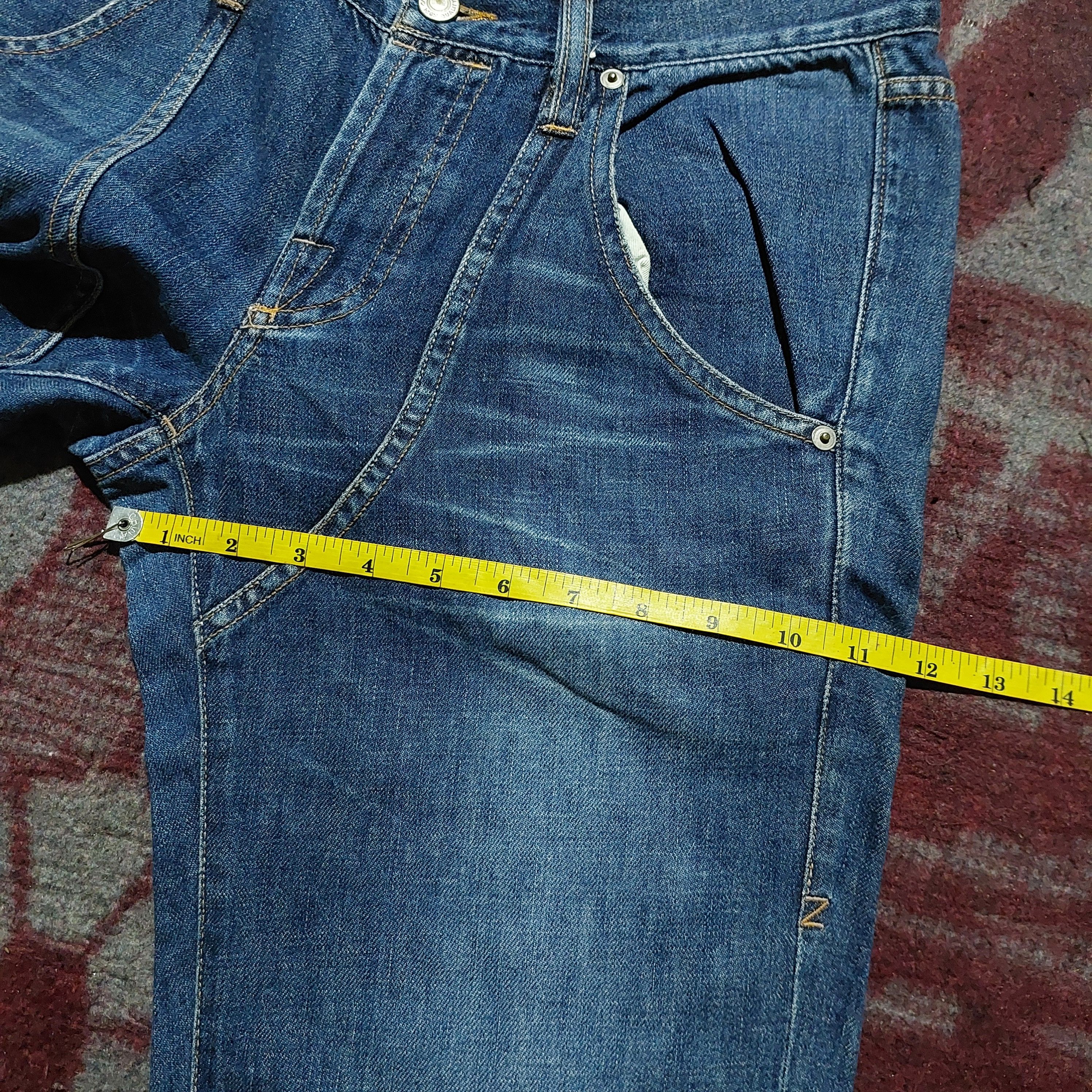 Zucca issey miyake japan blue faded straight jeans