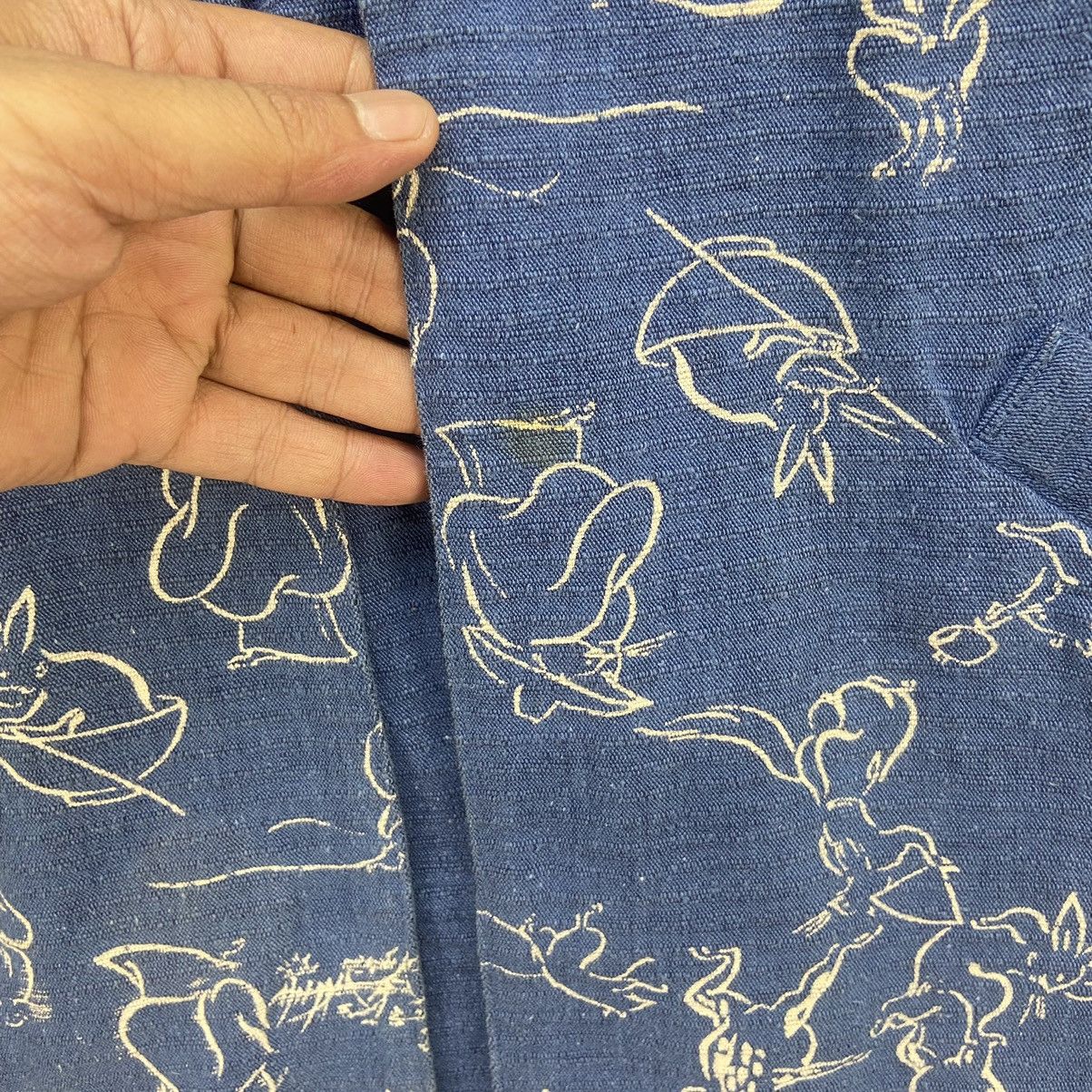 Japanese Brand Japanese Traditional Sashiko Kendo Kurama Print Buttonlesss Size US S / EU 44-46 / 1 - 25 Thumbnail