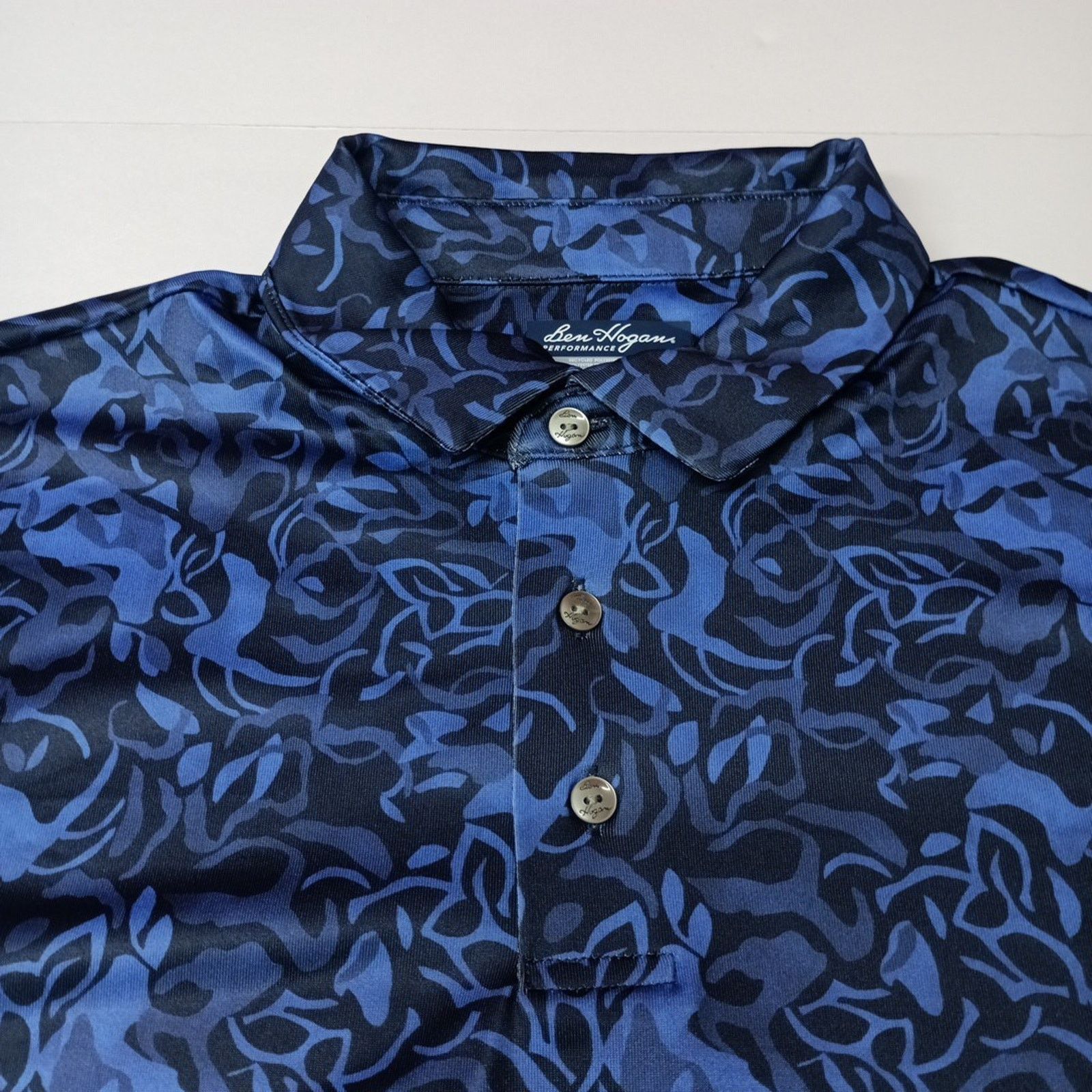Other Ben Hogan Polo Shirt Men's Size M 32/34 Peacoat Blue UPF 15 Size US M / EU 48-50 / 2 - 2 Thumbnail