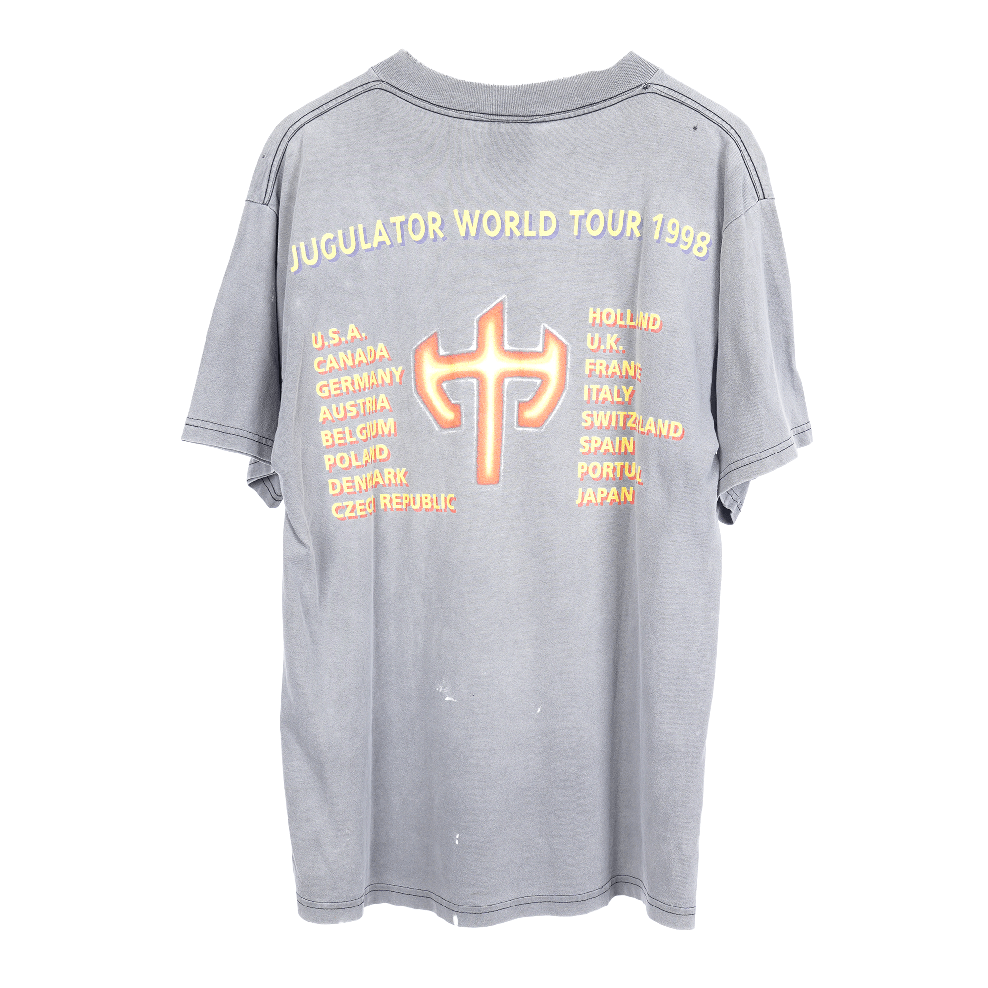 Vintage FADED JUDAS PRIEST TEE Size US XL / EU 56 / 4 - 2 Thumbnail