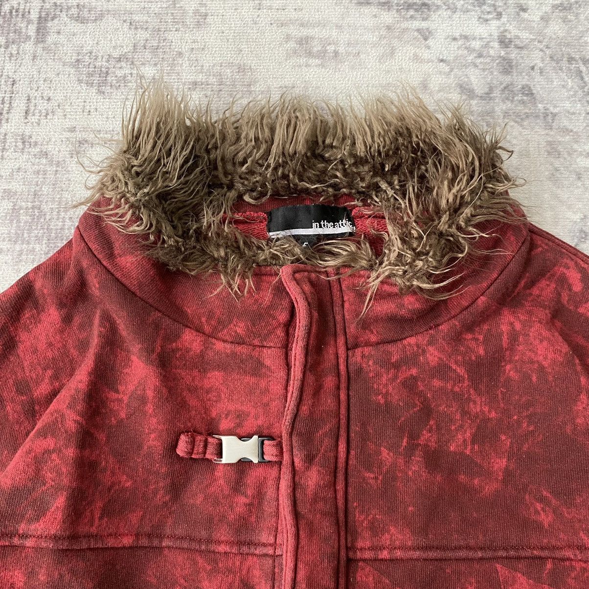 If Six Was Nine × In The Attic × Le Grande Bleu (L.G.B.) In The Attic Raccoon Fur Sweater Zipper Clip Size US L / EU 52-54 / 3 - 7 Thumbnail