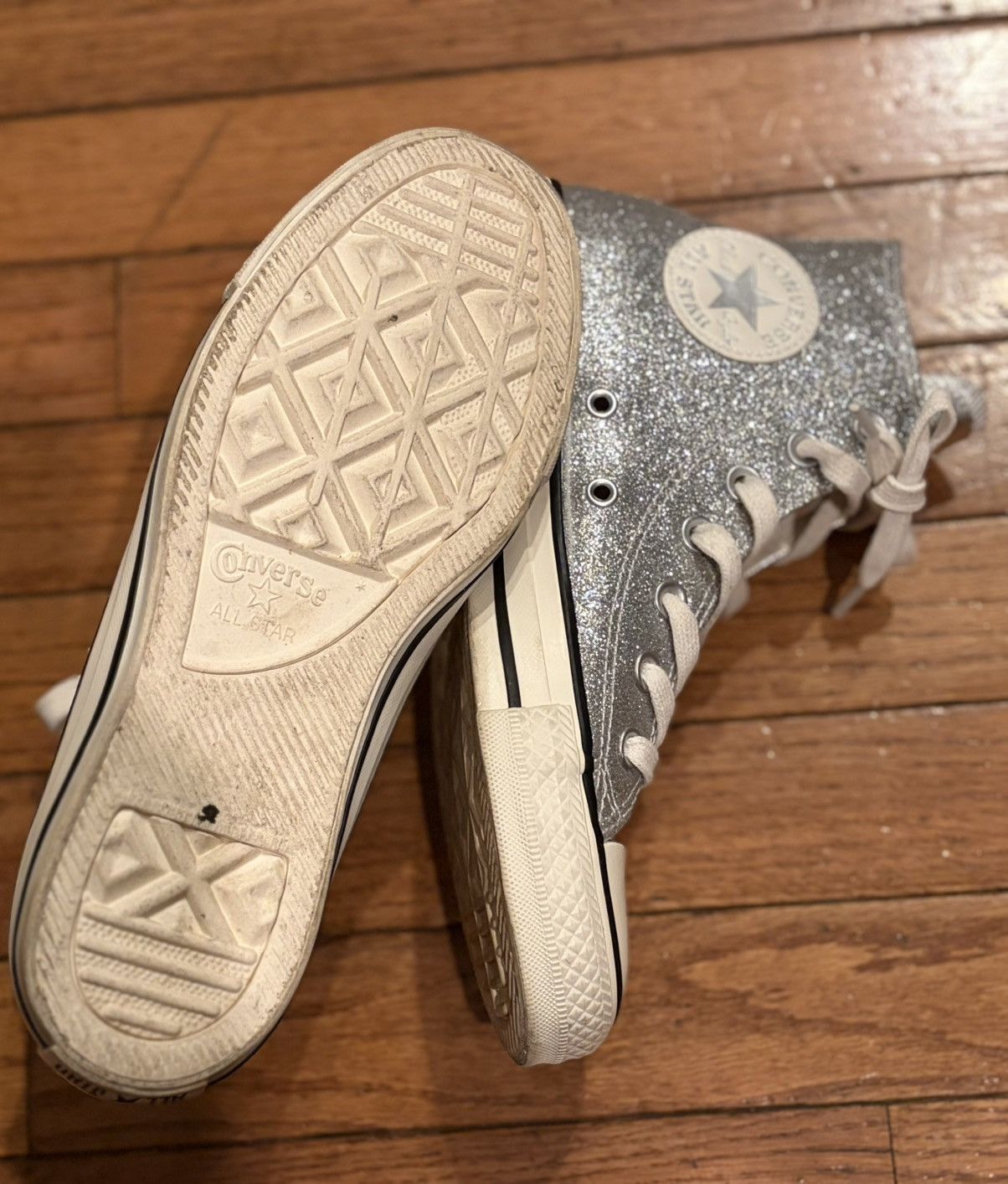 Converse Converse Womens Size 7 CTAS Shiny Metal Hi Size US 7 / IT 37 - 4 Thumbnail