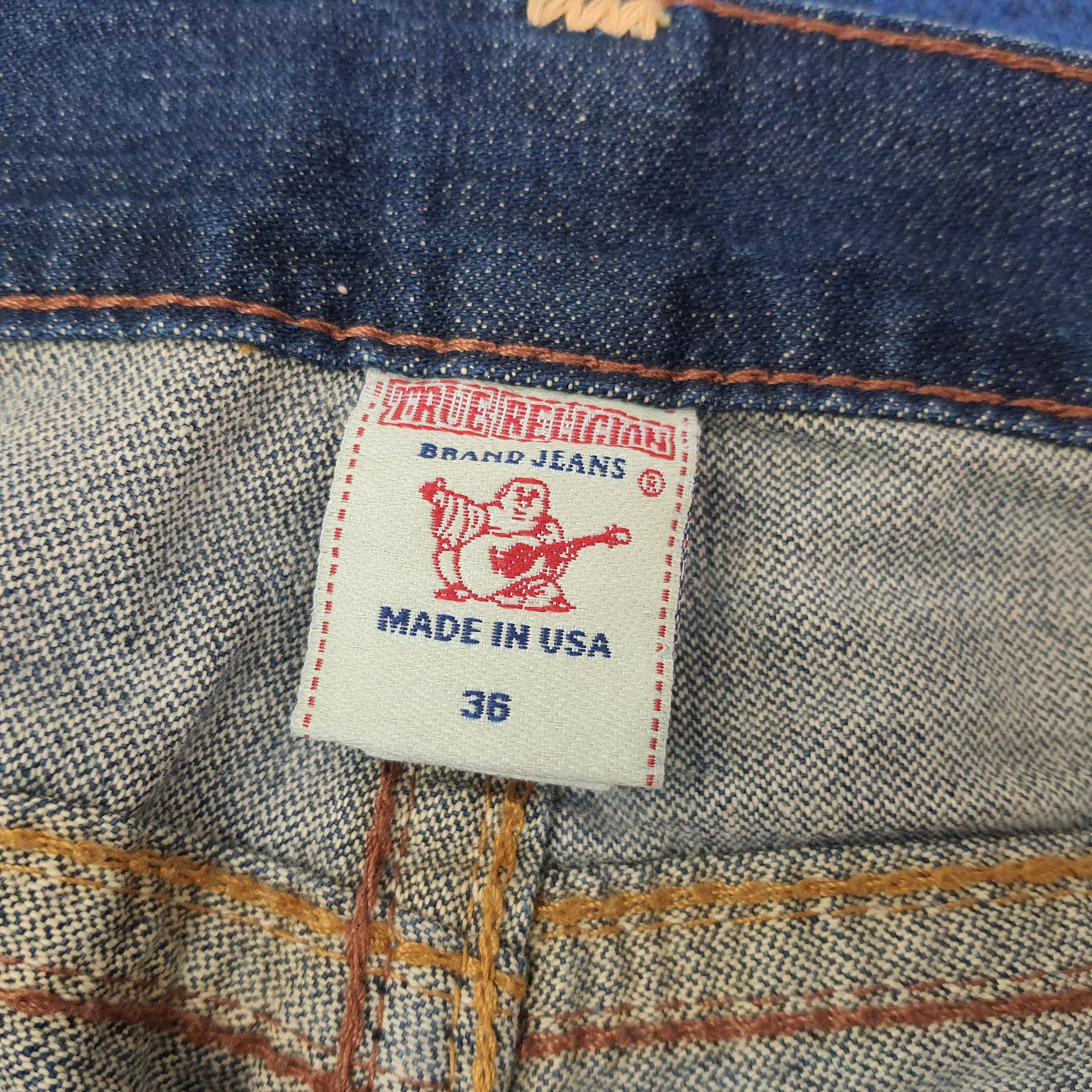 True Religion Vintage True Religion American Denim Jeans C258N2 Size US 37 - 7 Thumbnail