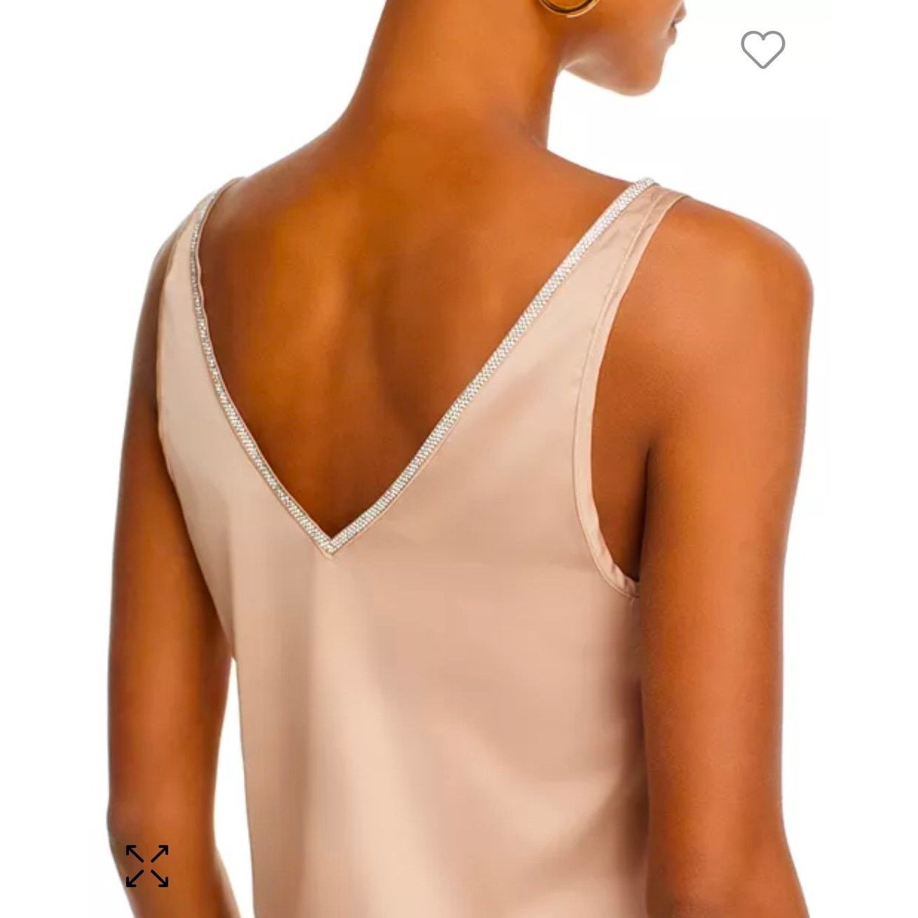 Generation Love NWT Generation Love Christie Crystal Tank Latte Beige Small Size S / US 4 / IT 40 - 4 Thumbnail