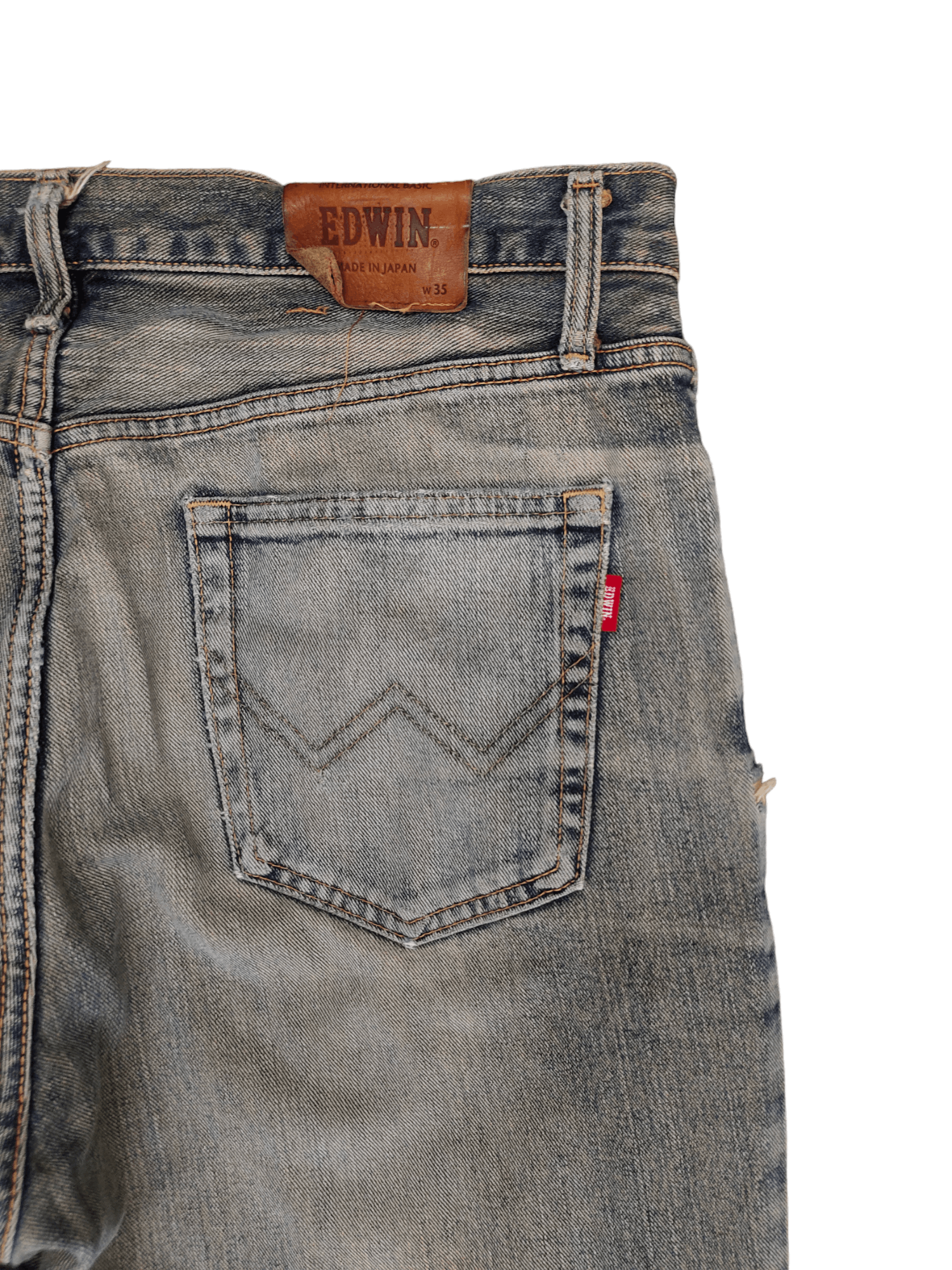 Kapital Vintage Japanese Edwin Distress Denim Jeans Kapital Style Size US 35 - 14 Thumbnail