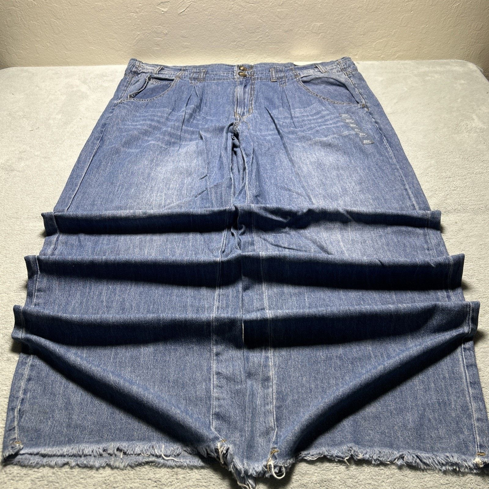 JNCO Deadstock Beyond Baggy Jeans Womens 20w - 45x33 Raw Hem Wide Size 42" / US 20 - 1 Thumbnail