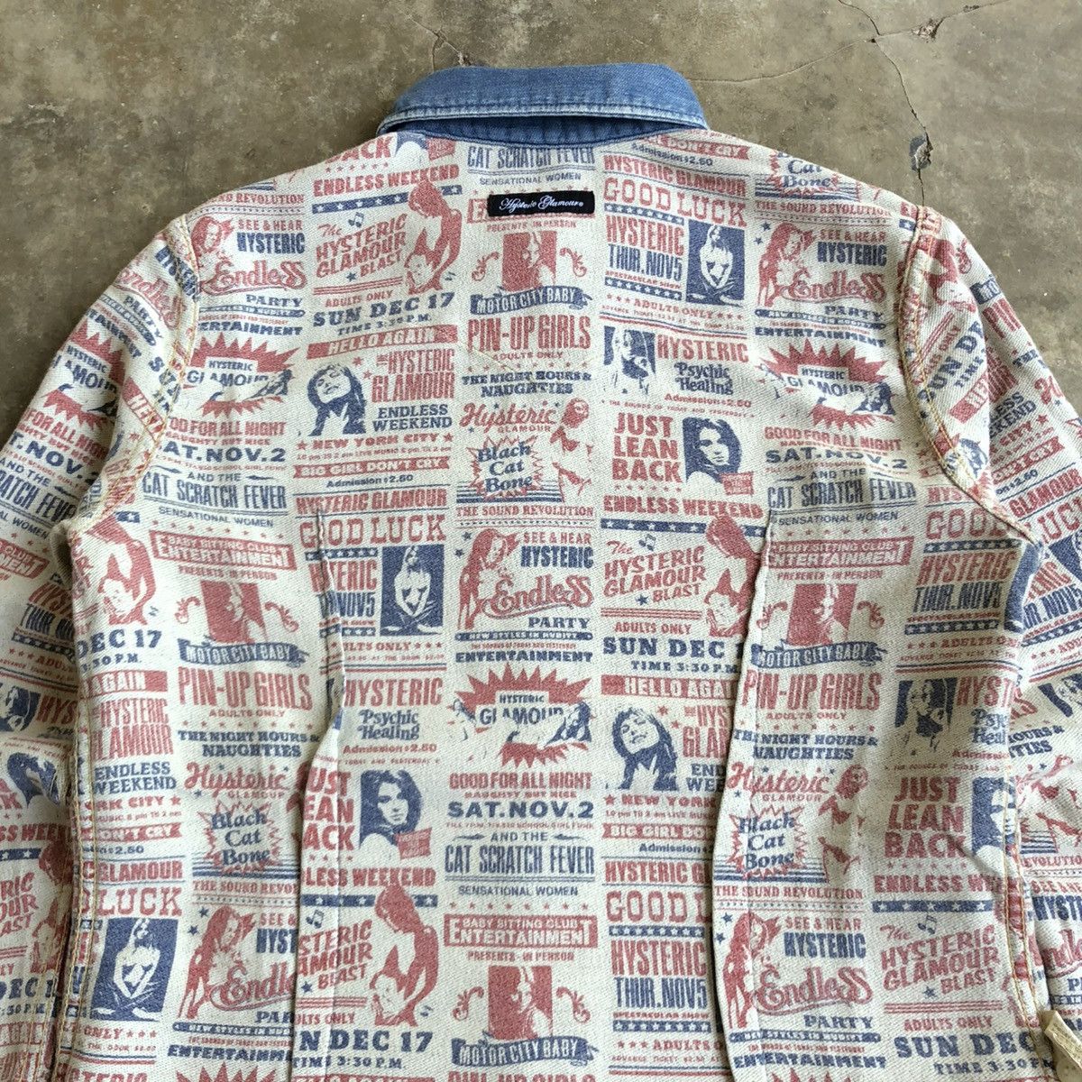 Hysteric Glamour Vintage Hysteric Glamour Western Shirt Denim Blue Jeans Size US S / EU 44-46 / 1 - 14 Thumbnail