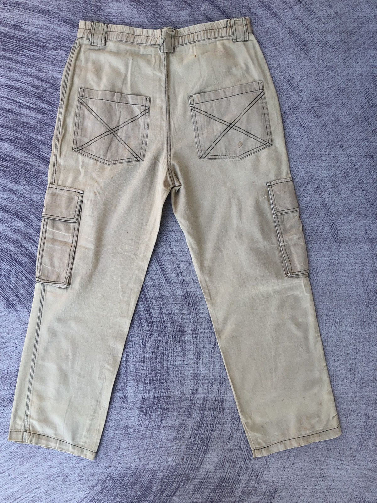 Japanese Brand × Vintage Faded Cargo Pants Japanesebrand 6 Pocket Tactical Size US 29 - 10 Thumbnail