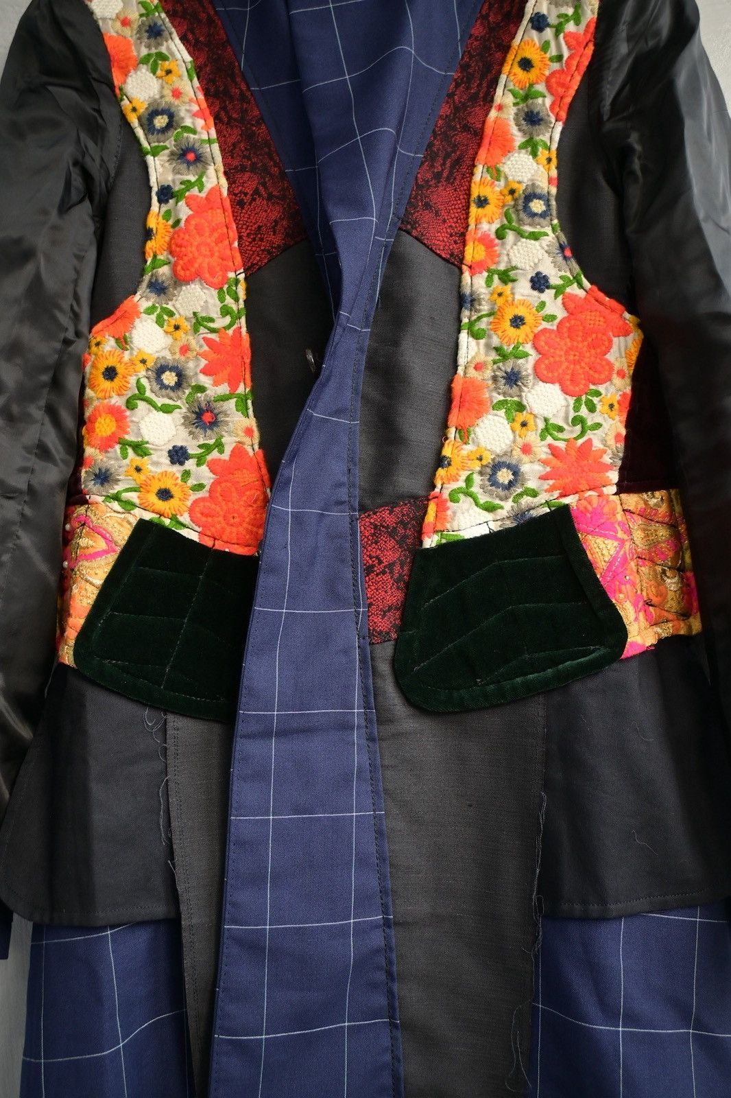Comme des Garcons Homme Plus Comme Des Garcons Homme Plus SS18 reversible patchworks coat Size US S / EU 44-46 / 1 - 7 Thumbnail