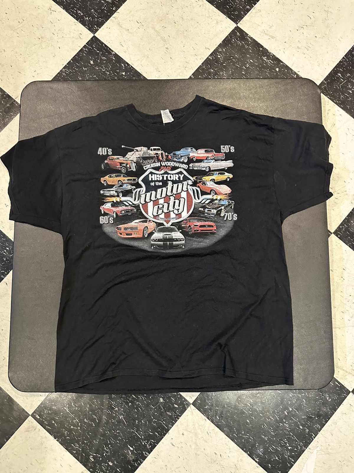 Vintage × Woodward Woodward Motor City Detroit Vintage Sports Car Tee Size US XXL / EU 58 / 5 - 1 Thumbnail