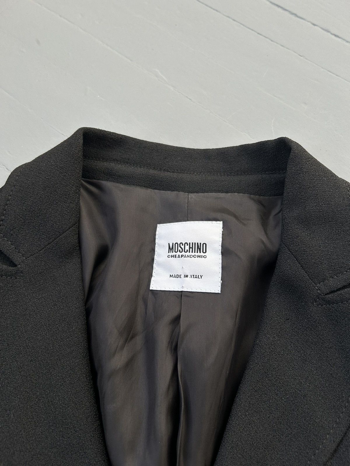 Moschino × Vintage Moschino vintage blazer Size XL / US 12-14 / IT 48-50 - 4 Thumbnail