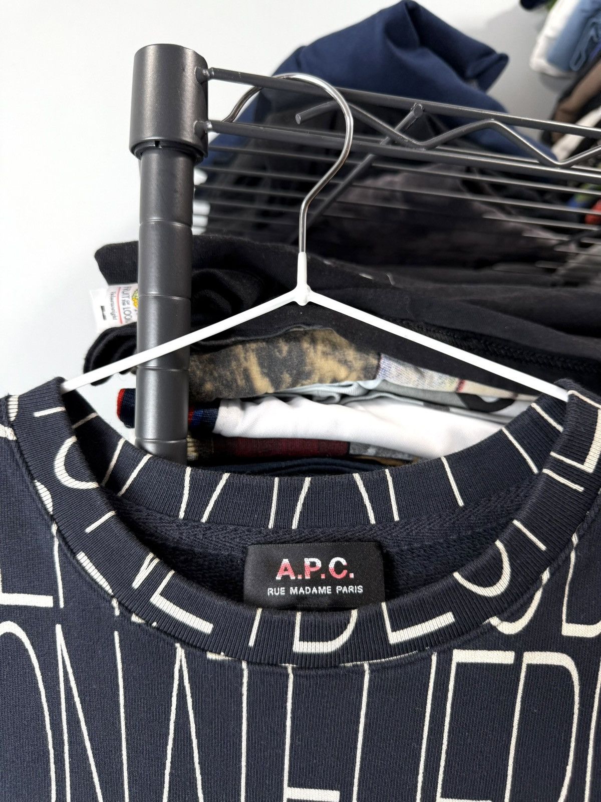 A.P.C. Rare! A.P.C. Paris Full Print Sweatshirt Luxury Size US M / EU 48-50 / 2 - 3 Thumbnail