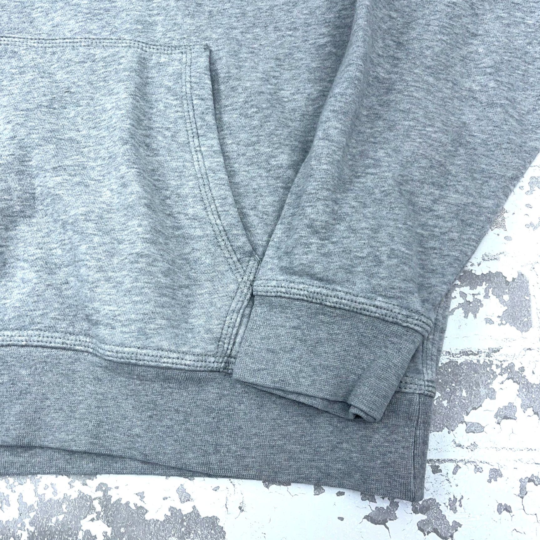 Nike Nike Hoodie Men L Gray White Sweatshirt Sweater Mini Swoosh Check Heather A4 Size US L / EU 52-54 / 3 - 4 Thumbnail