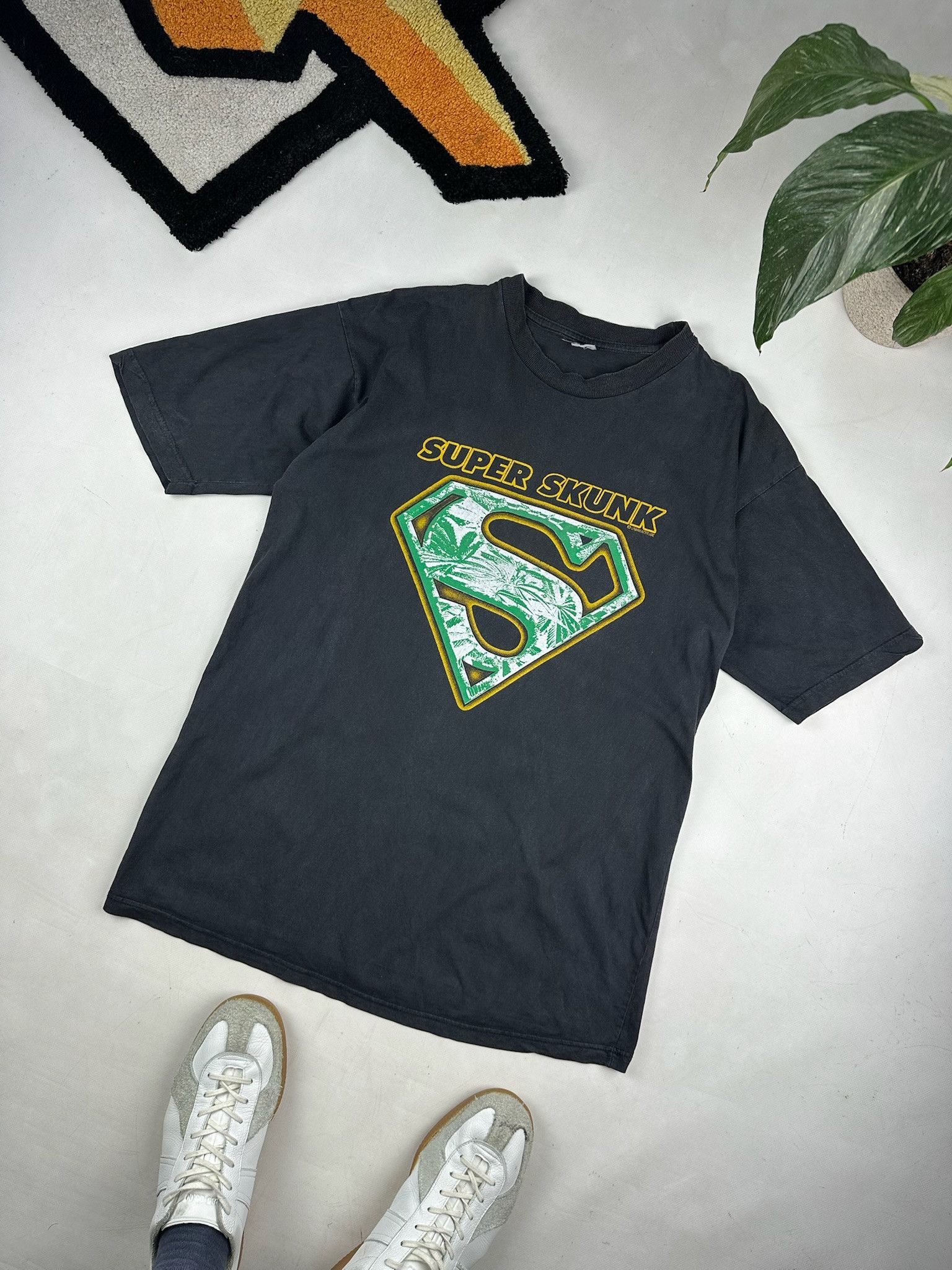 Vintage Vintage Super Skunk Urban Attitude T-shirt weed marijuana Size US L / EU 52-54 / 3 - 3 Thumbnail