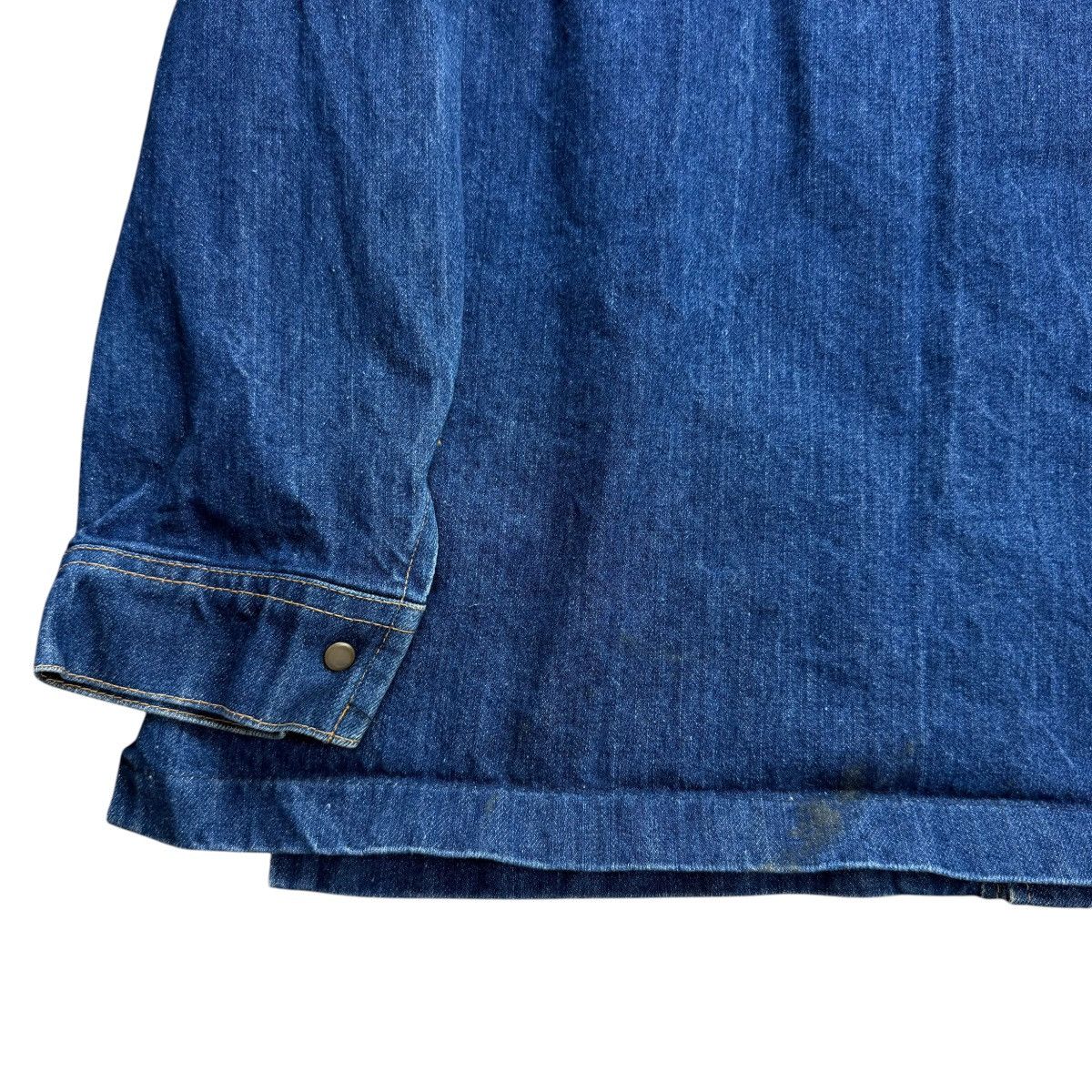 Lee Vintage 70s Lee Chore Overcoat Denim Jacket Blue Workwear Size US XL / EU 56 / 4 - 5 Thumbnail
