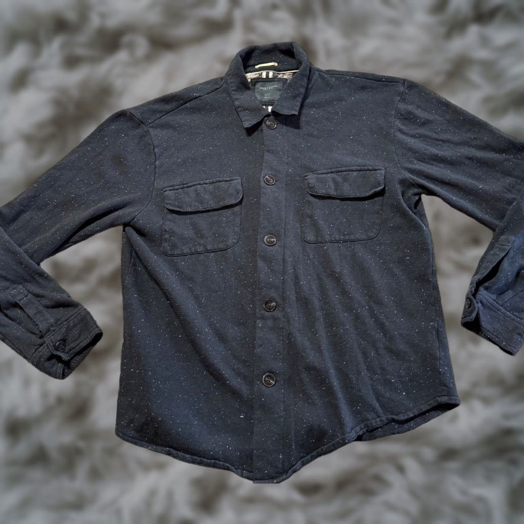 X-LARGE Denim & Flower Mens Shirt Button-Up XL Multicolor Long Sleeve Geometric Pattern Button-Down Casual Shirt Men Size US XL / EU 56 / 4 - 1 Thumbnail