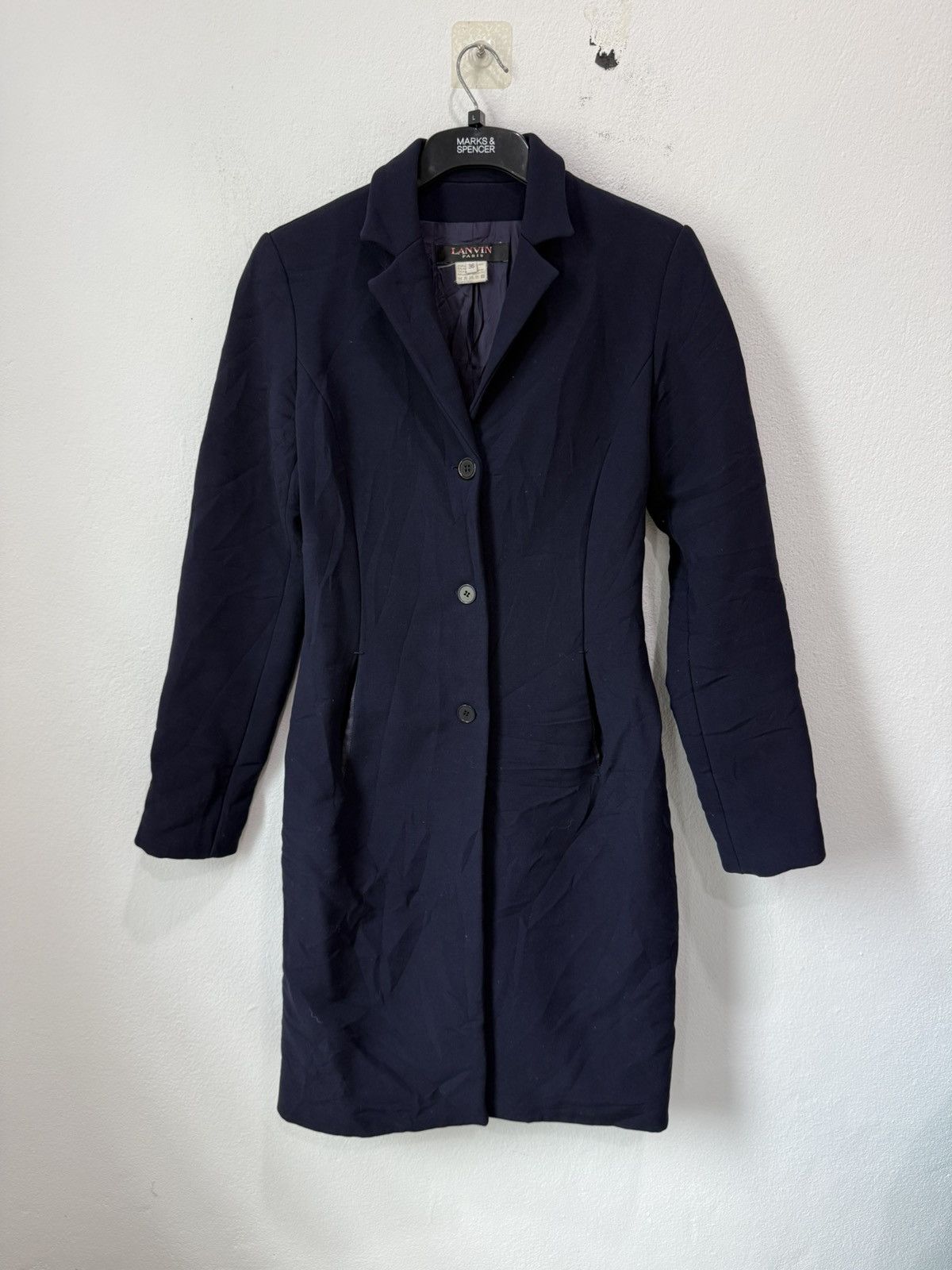 Lanvin LANVIN PARIS LONG COAT MADE IN FRANCE Size XS / US 0-2 / IT 36-38 - 1 Thumbnail