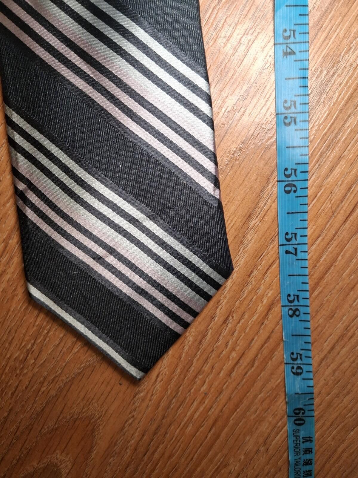 Ike Behar Ike Behar Silk Tie Multicolor Striped Handmade in USA Size ONE SIZE - 6 Thumbnail
