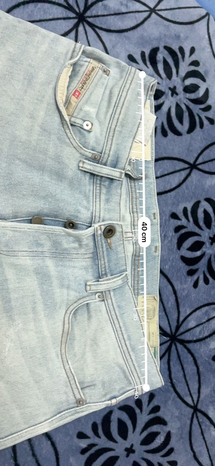Diesel Diesel Industry - Distressed selvedge jeans Size US 31 - 18 Thumbnail