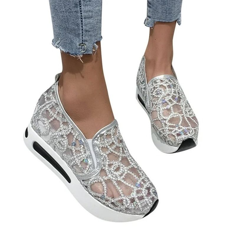 The Unbranded Brand Shoes for Womens Breathable Glitter Casual Shoes 41 US-Sz 9 Size US 9 / IT 39 - 1 Thumbnail