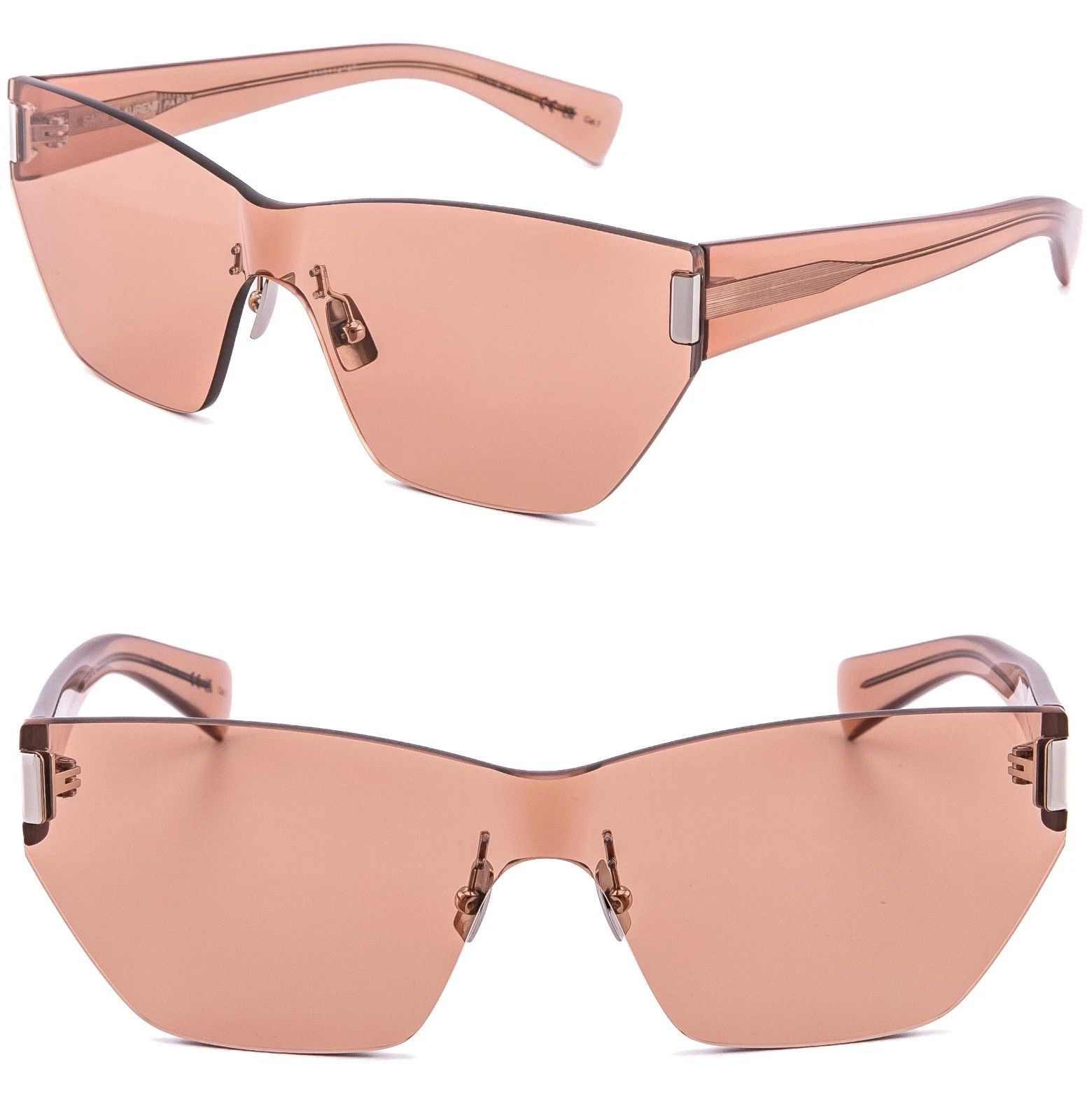 Saint Laurent Paris SAINT LAURENT SL 755 SL755 Crystal Pink Cat Sunglass 004 Size ONE SIZE - 1 Thumbnail
