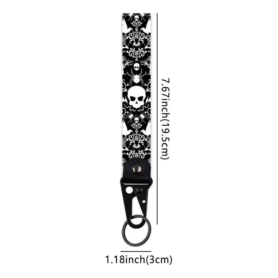 Vintage Skull Car Keychain Lanyard Hanging Strap Size ONE SIZE - 2 Thumbnail