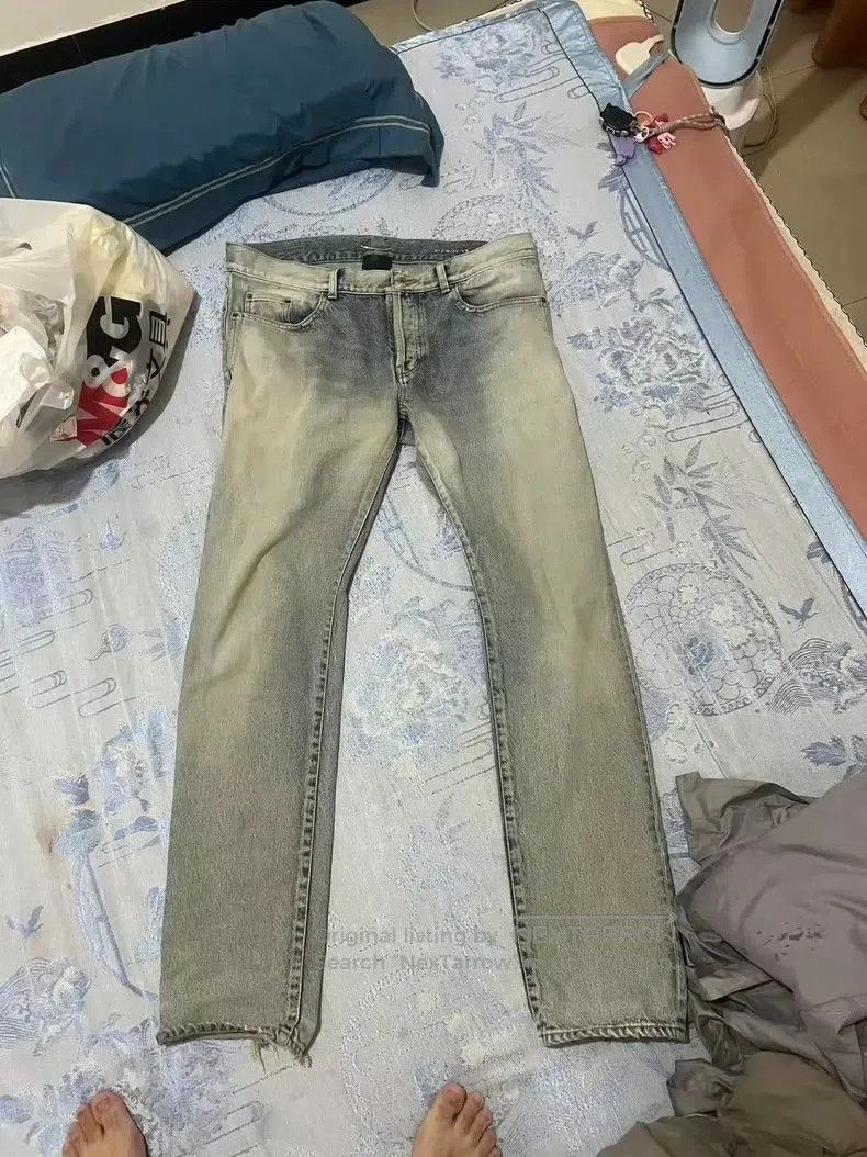 Yves Saint Laurent YSL Men's Slim Fit Denim Jeans. Size US 34 / EU 50 - 2 Thumbnail