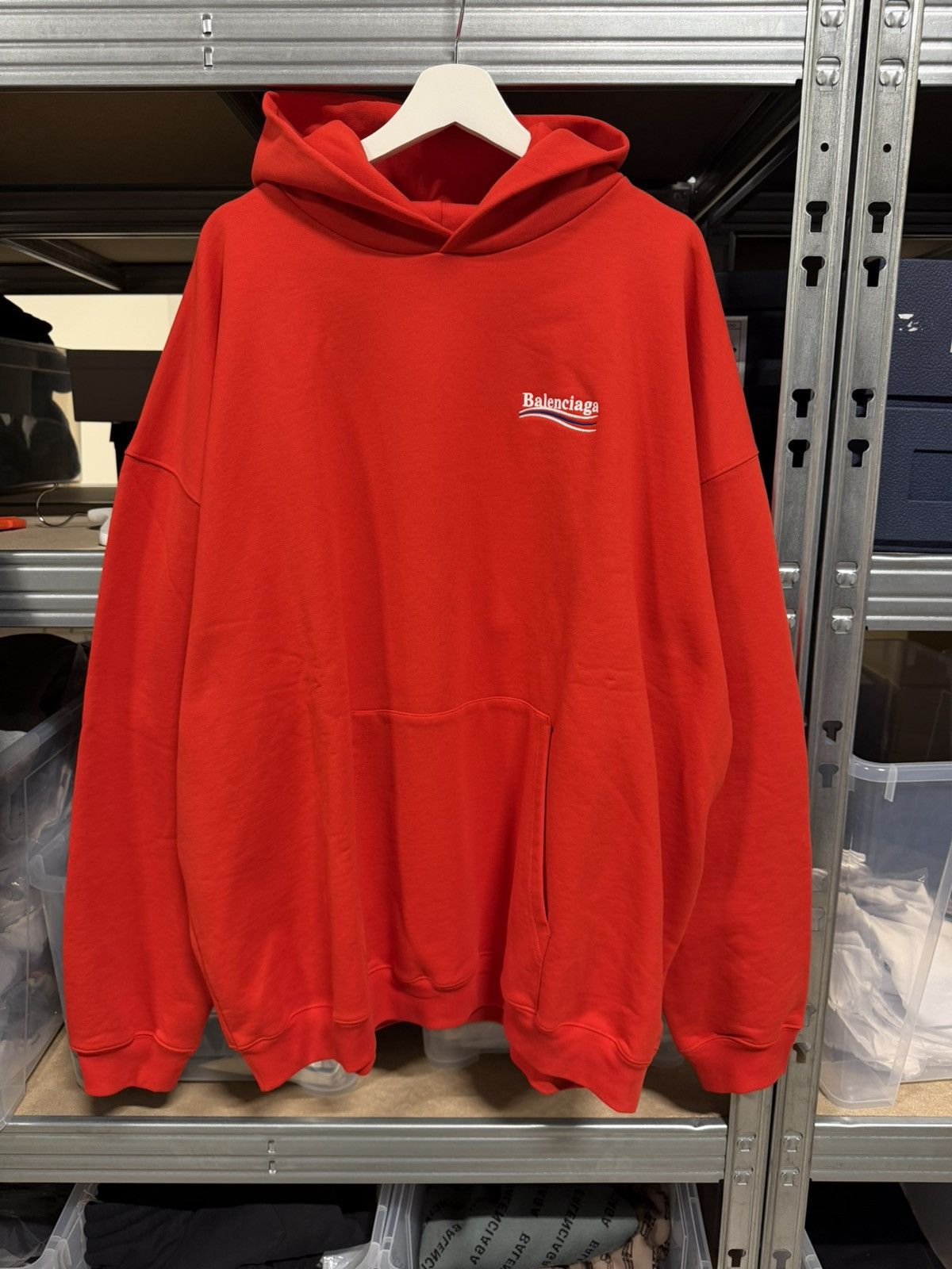 Balenciaga Balenciaga Campaign Political Embroidery Hoodie NEW 1300$ Size US XXL / EU 58 / 5 - 1 Thumbnail