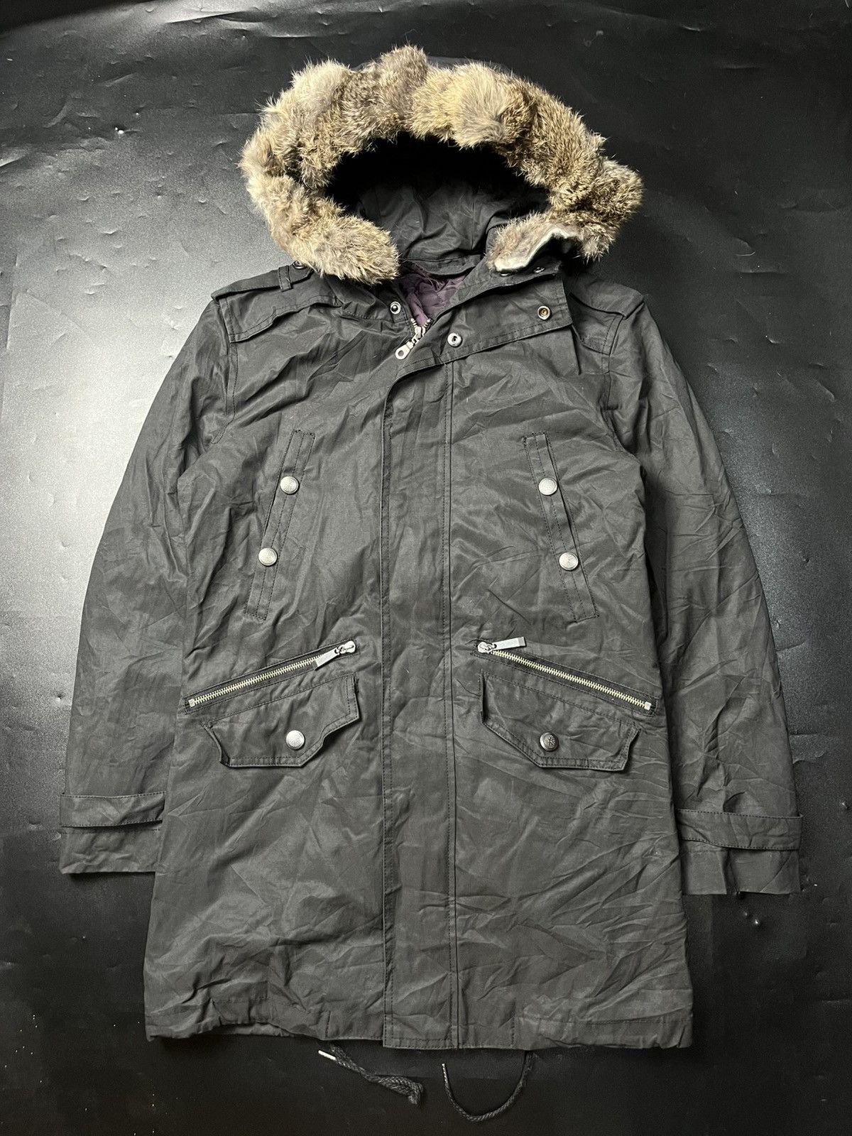 Japanese Brand × Le Grande Bleu (L.G.B.) × semanticdesign Japanese Semantic Design Crazy Fur Coat jacket Size US M / EU 48-50 / 2 - 1 Thumbnail