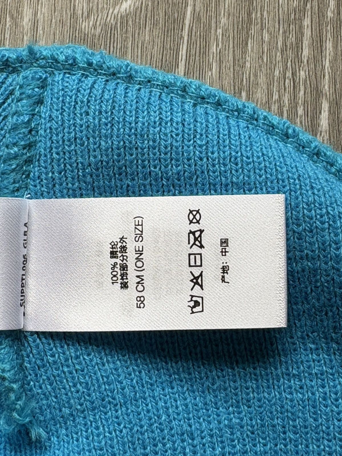 Supreme Supreme Tag Beanie Blue FW25 Size ONE SIZE - 5 Thumbnail