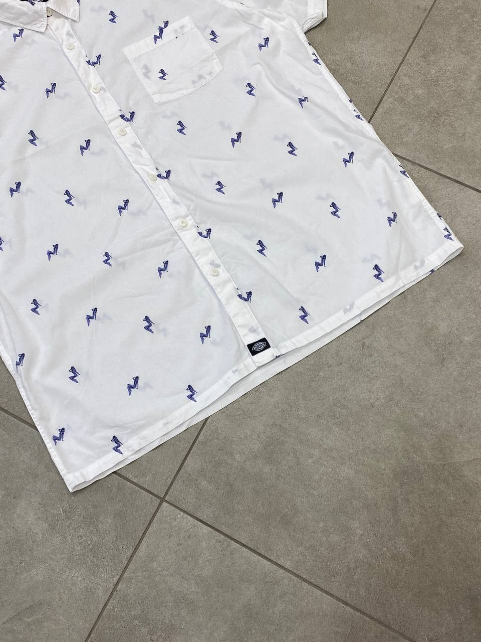 Dickies Vintage Dickies Girls Monogram Print Short Sleeve Shirt Size US XXL / EU 58 / 5 - 6 Thumbnail