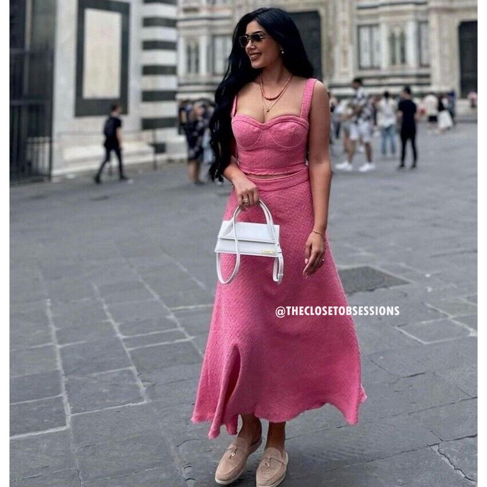 Zara ZARA BLOGGER FAVE! Crop Top + High-Waisted Long Skirt NWT Size L / US 10 / IT 46 - 16 Thumbnail