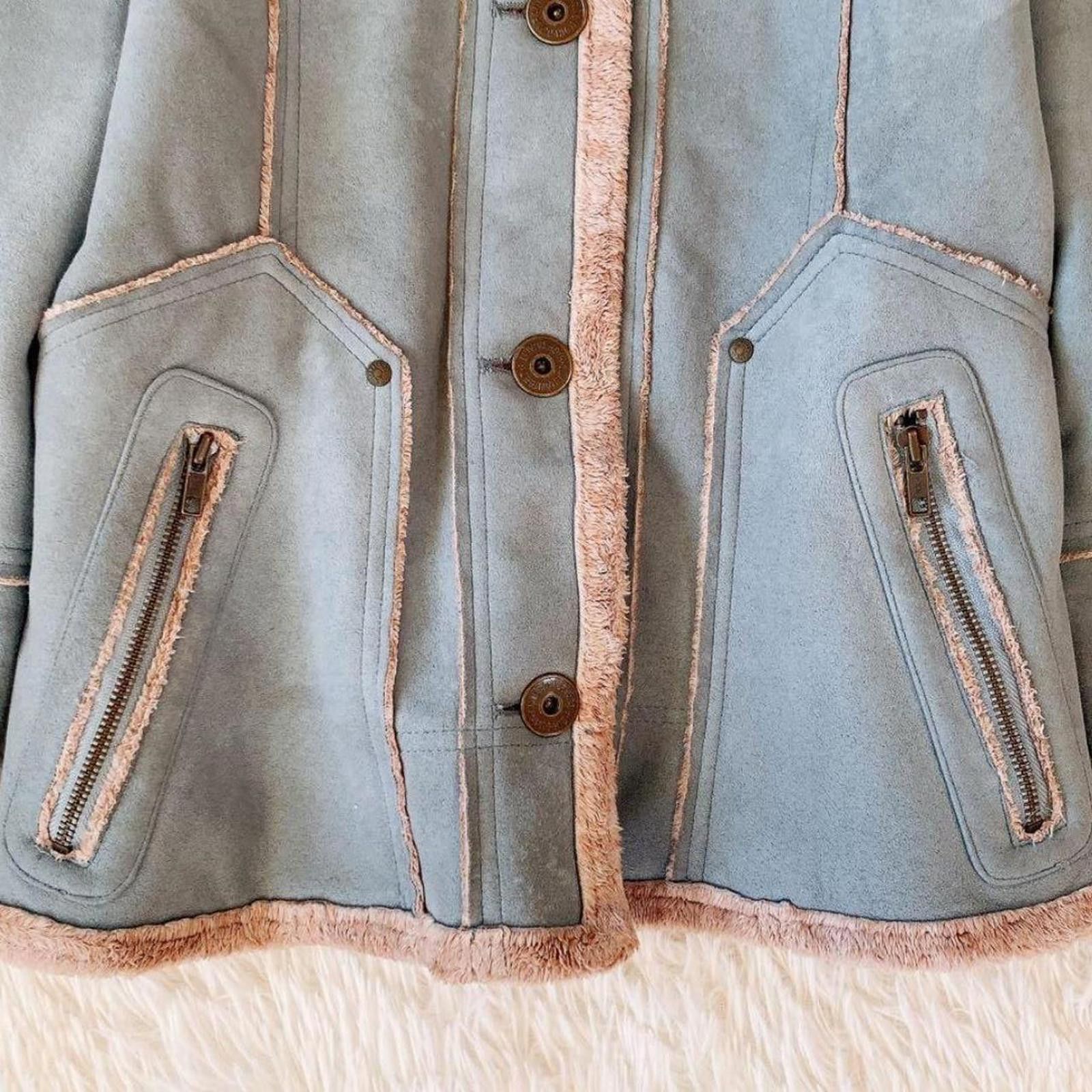 Other Faux fur and suede fairy grunge blue penny lane coat Size XS / US 0-2 / IT 36-38 - 3 Thumbnail