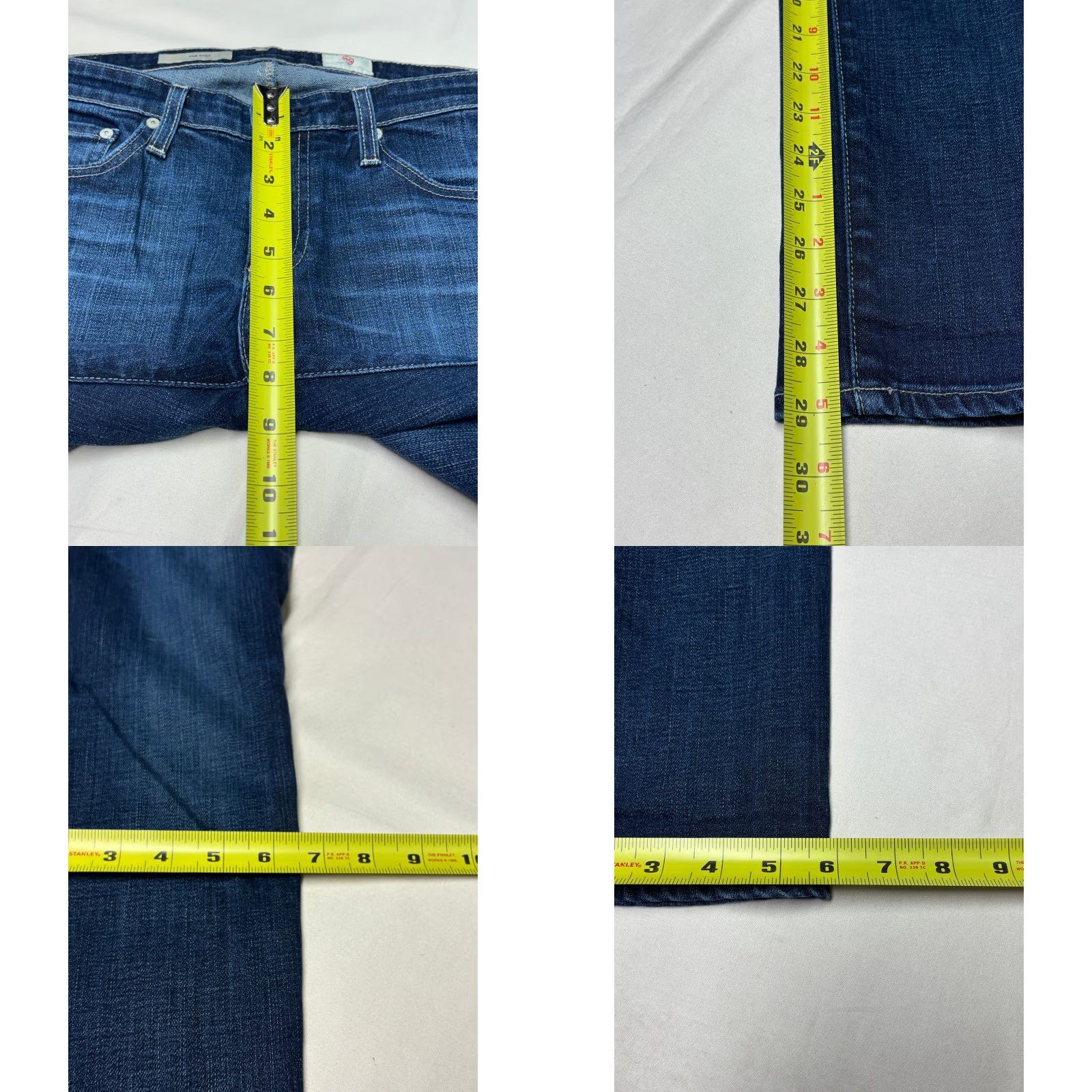Vintage VINTAGE not included; The Stilt Jeans Dark Wash 29R L29 USA Size 24" / US 00 / IT 34 - 9 Thumbnail
