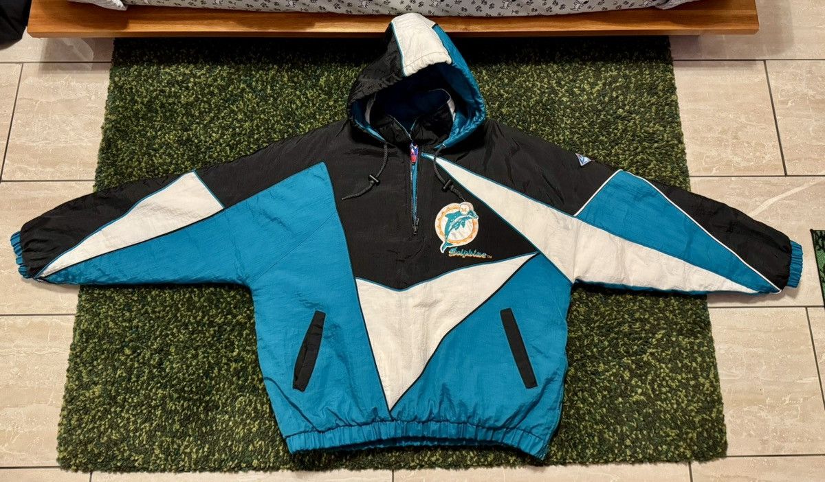 Pro Player × Vintage Vintage Miami Dolphins Pro Player Jacket Size US L / EU 52-54 / 3 - 1 Thumbnail