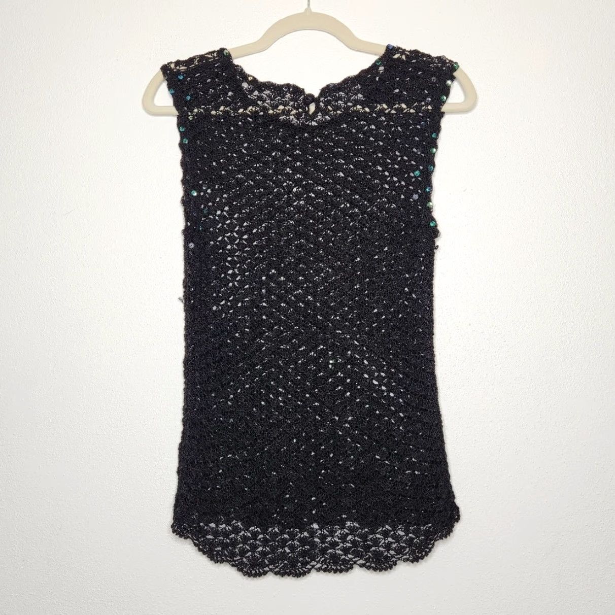 Vintage VINTAGE Charlotte Russe Tank Top Black Women's L Tank Rayon Fairy 90s Y2K Size L / US 10 / IT 46 - 8 Thumbnail