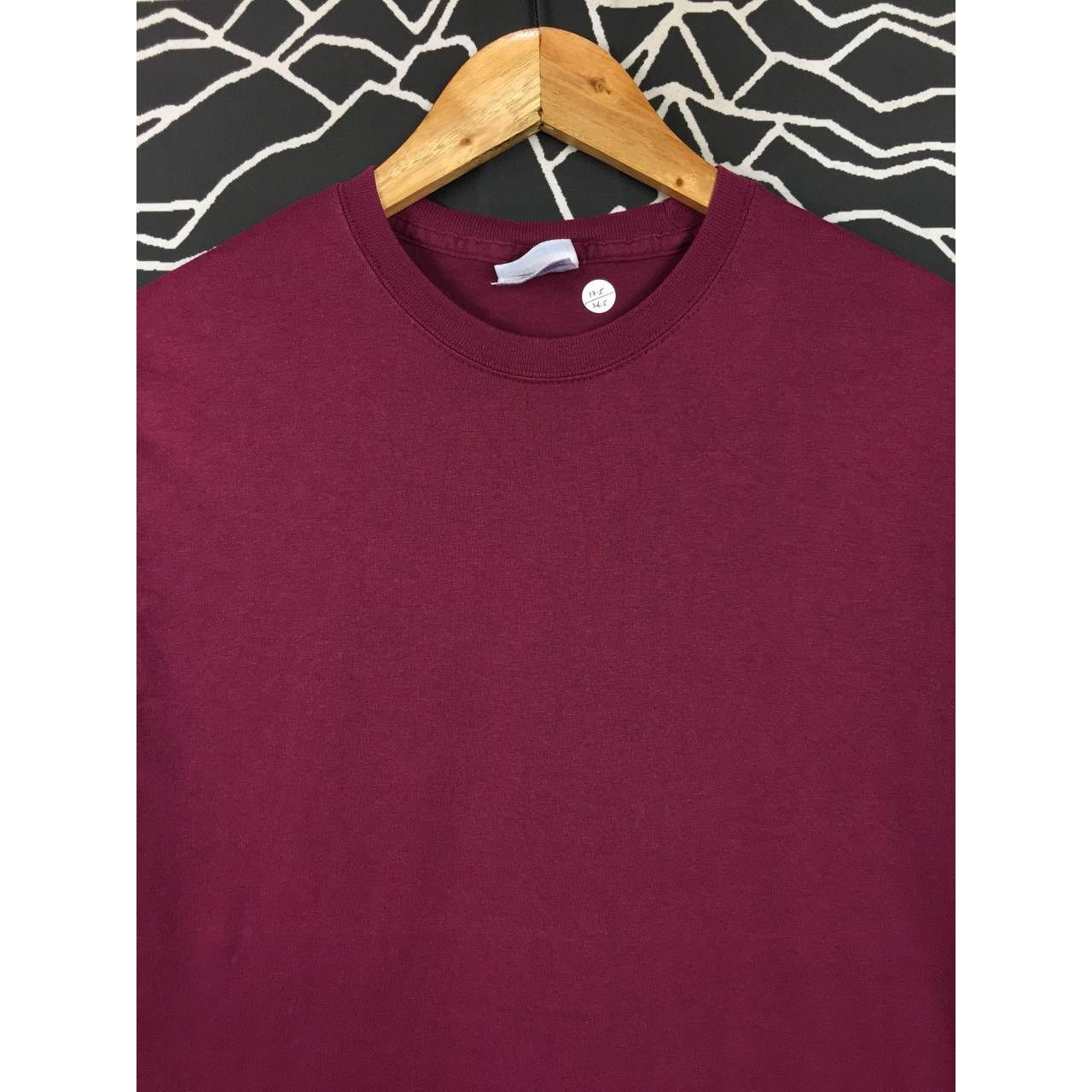 Hanes × Vintage Vtg Hanes Heavyeweight 50/50 Plain Casual Essentials Tee Size US S / EU 44-46 / 1 - 3 Thumbnail