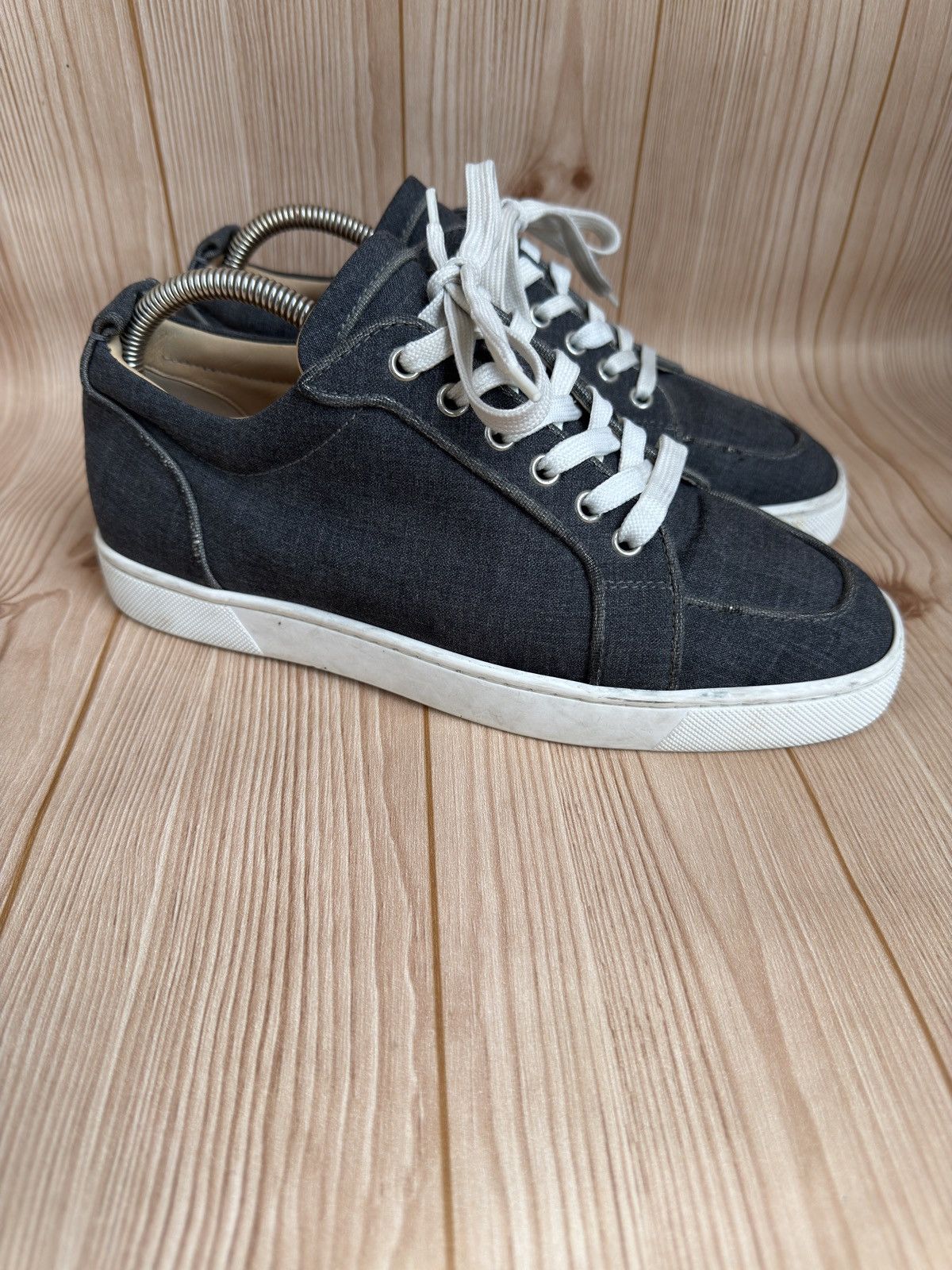Christian Louboutin Orlato denim trainers Size US 7 / EU 40 - 4 Thumbnail
