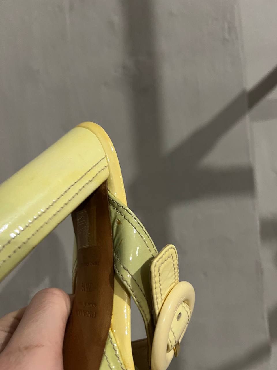 Prada PRADA SANDALS PATERN LEATHER WOMEN VINTAGE HEELS SIZE 35 Size US 5 / IT 35 - 6 Thumbnail