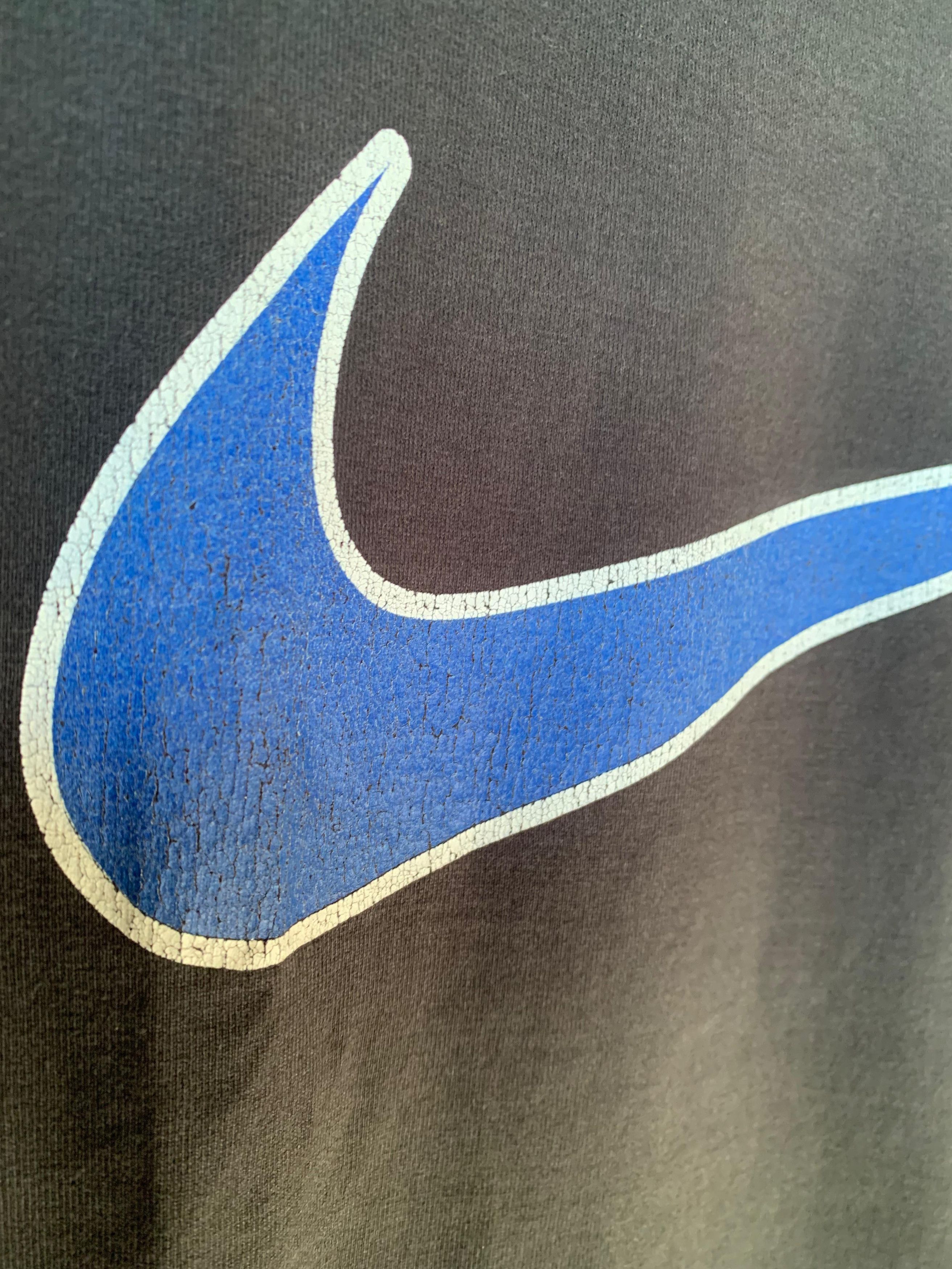 Nike × Vintage NIKE VINTAGE 90'S BIG SWOOSH CHANHO PARK LONGSLEEVE Size US M / EU 48-50 / 2 - 5 Thumbnail