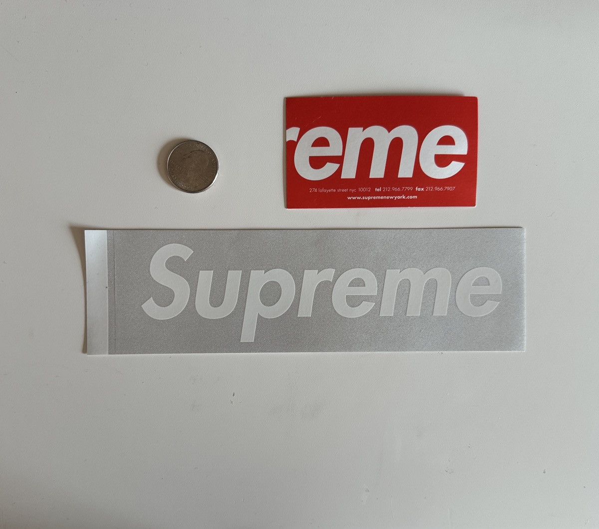 Supreme Supreme 3M Reflective Box Logo Sticker Size ONE SIZE - 2 Thumbnail